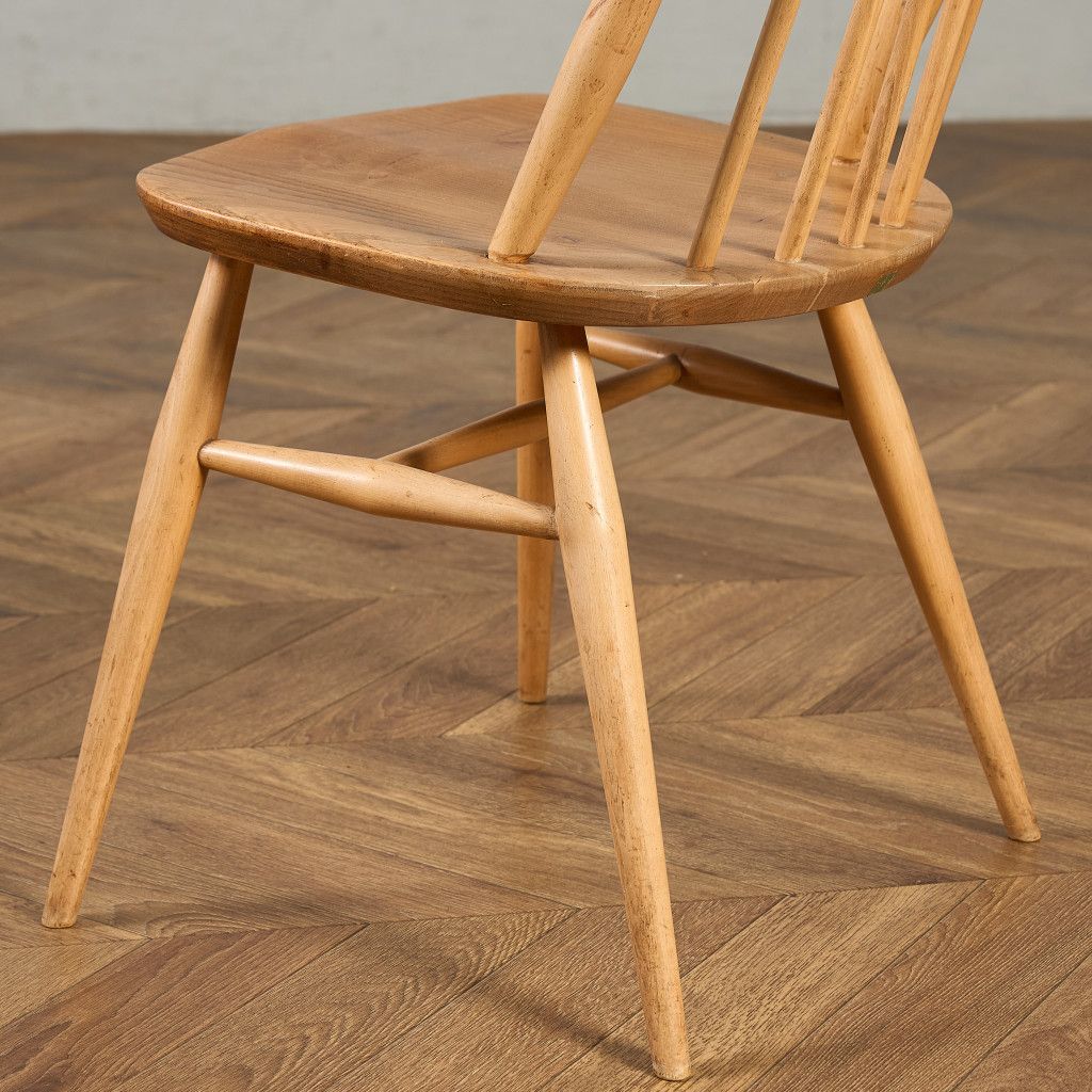 椅子・ソファ イギリス エルム アーコール ERCOL ヴィンテージ ゴールドスミス チェア ブルーラベル 英国 ダイニング ウィンザー 木製 椅子 ビンテージ #97239 椅子・ソファ イギリス エルム アーコール ERCOL ヴィンテージ
