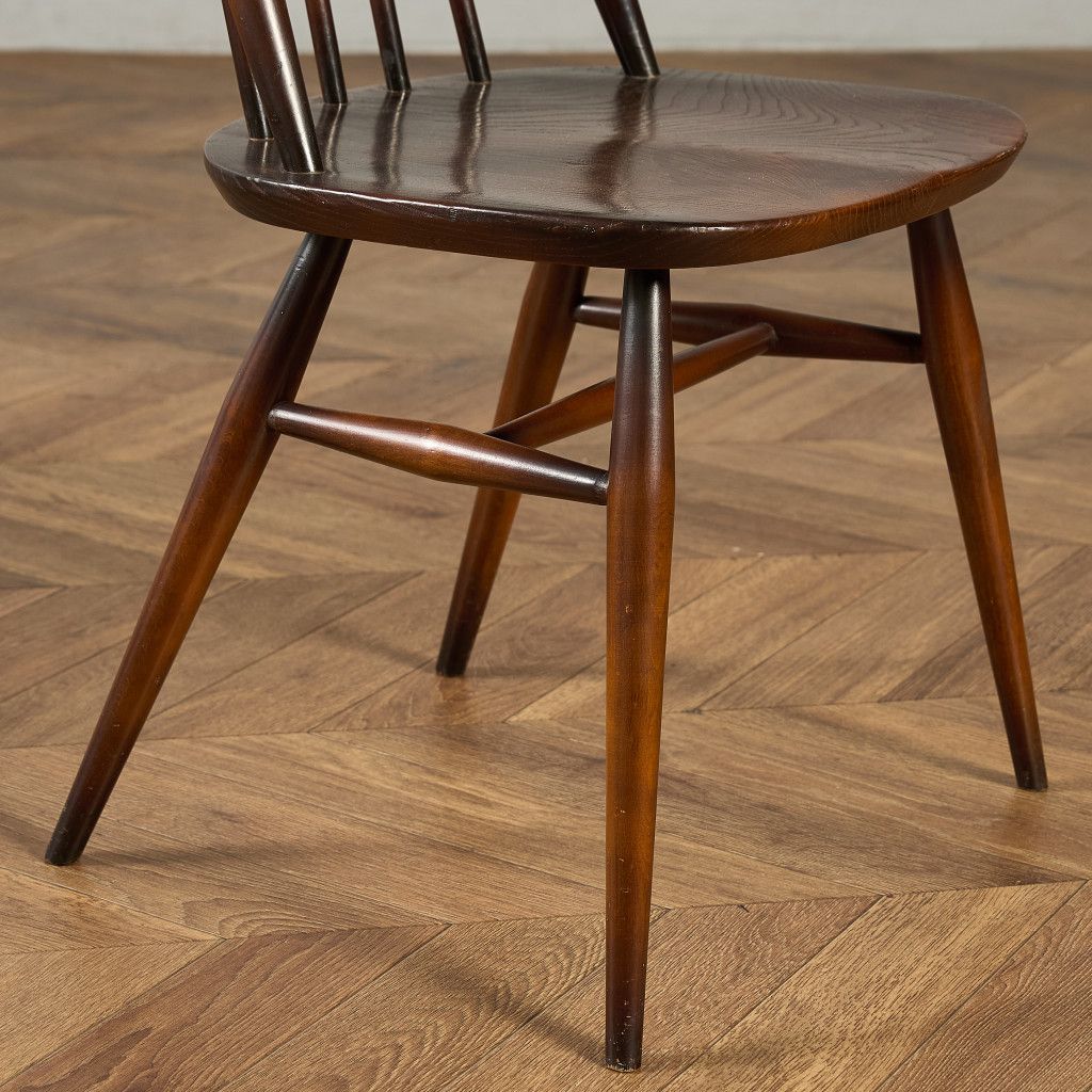 椅子・ソファ イギリス エルム アーコール ERCOL ヴィンテージ ゴールドスミスチェア ブルーラベル 英国 ダイニングチェア ウィンザーチェア 木製 椅子 イス #97194 椅子・ソファ イギリス エルム アーコール ERCOL ヴィンテージ