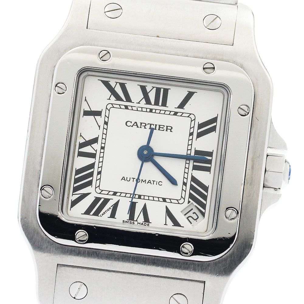 ジャンク カルティエ CARTIER W20098D6 サントスガルベXL デイト 自動巻き メンズ _938438 ジャンク カルティエ CARTIER W20098D6 サントスガルベXL デイト 自動