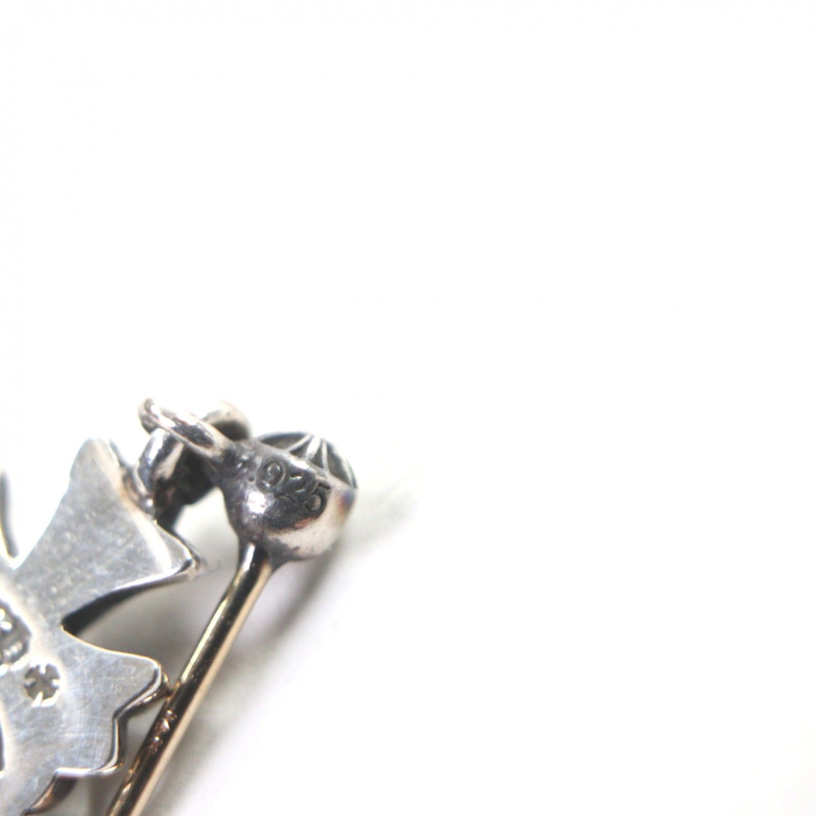美品▽CHROME HEARTS クロムハーツ 3 CH CROSS DROP トリプルCHクロス 