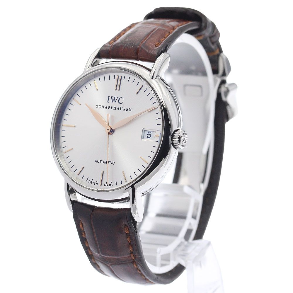 IWC SCHAFFHAUSEN IW356404 ポートフィノ デイト 自動巻き ボーイズ
