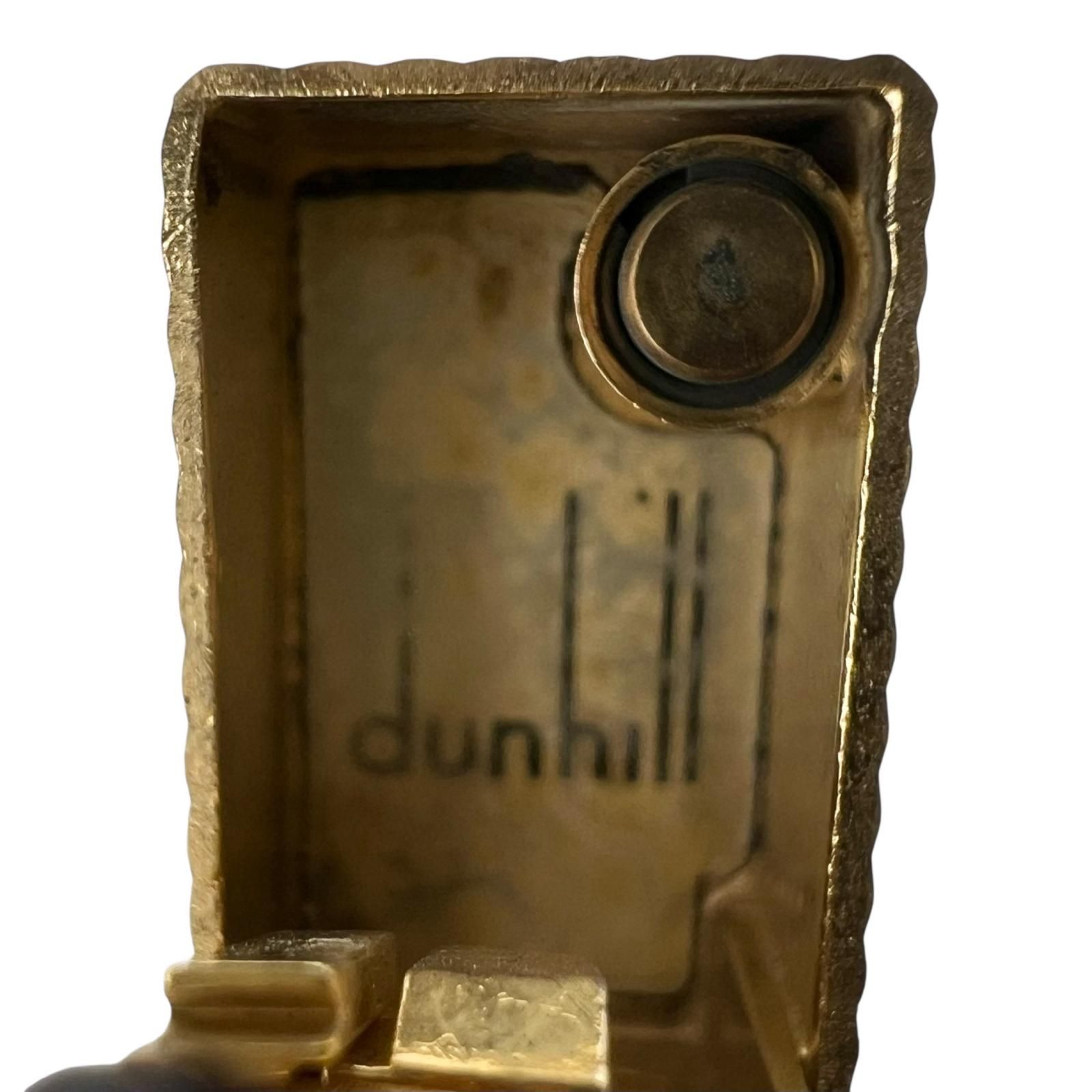 美品△Dunhill ダンヒル スクエア ダイヤモンド柄 ローラー式 喫煙具 