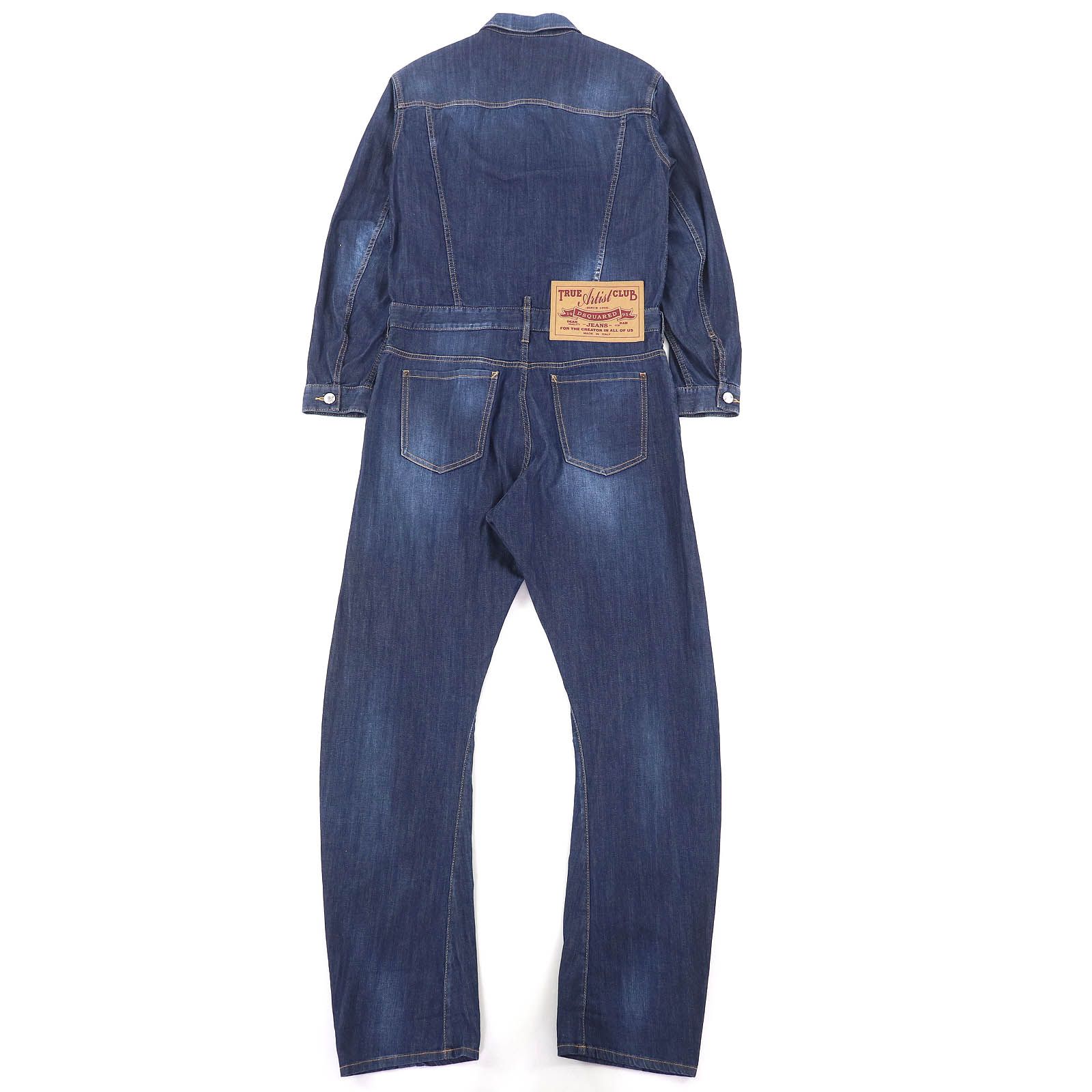 美品△DSQUARED2 ディースクエアード S75FP0068 ロゴパッチ デニム 