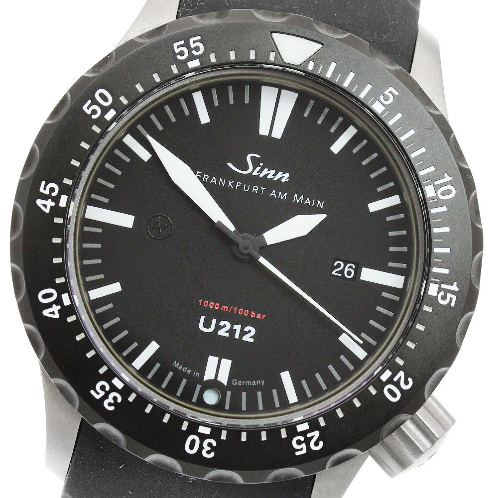 ジン Sinn U-212.SDP/EZM16 U212 デイト 自動巻き メンズ 美品 保証書