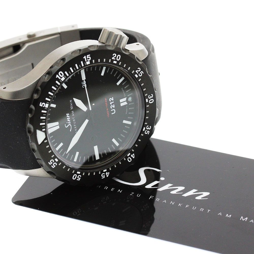 ジン Sinn U-212.SDP/EZM16 U212 デイト 自動巻き メンズ 美品 保証書