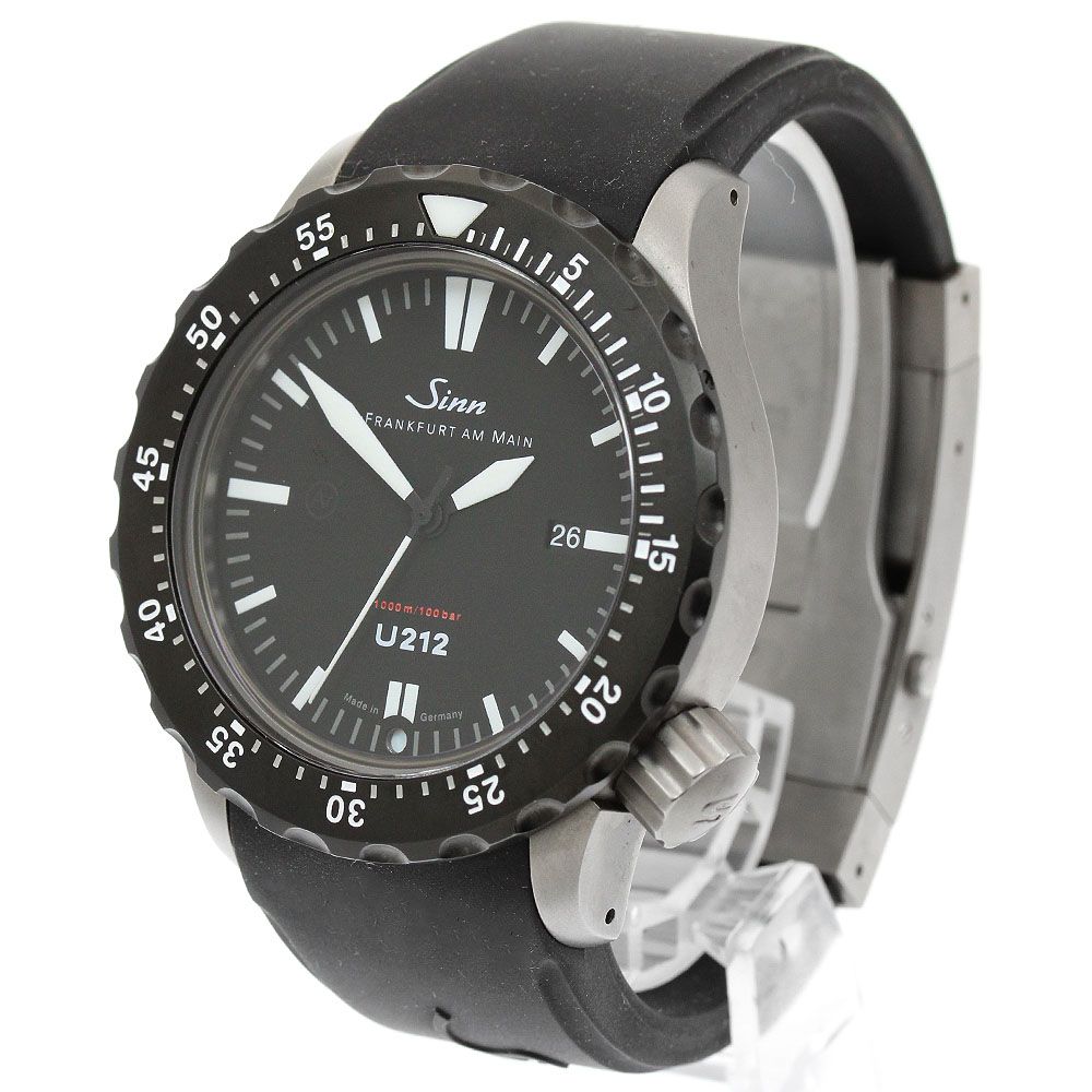 ジン Sinn U-212.SDP/EZM16 U212 デイト 自動巻き メンズ 美品 保証書