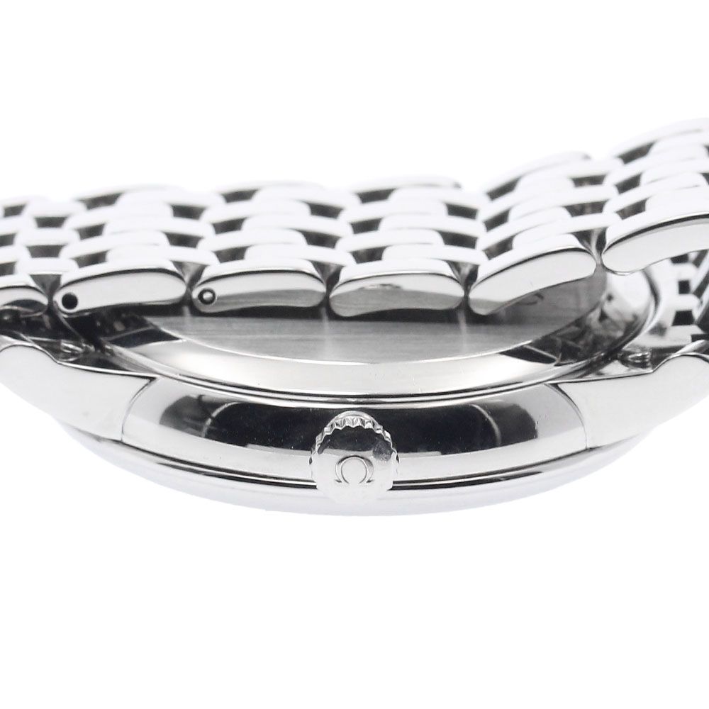  オメガ OMEGA 424.10.40.20.01.001 デビル プレステージ コーアクシャル デイト 自動巻き メンズ 保証書付き_951884 デニム 自動巻き時計 腕時計(アナログ)