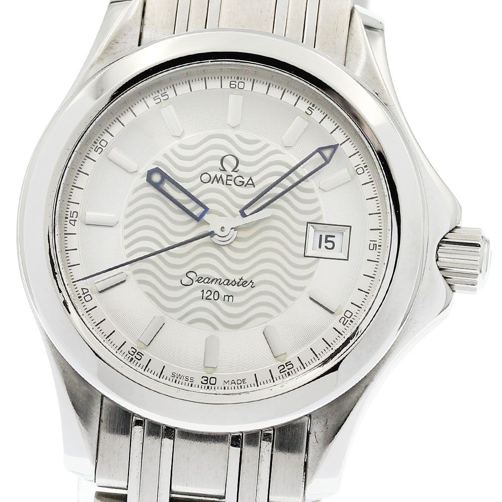 オメガ OMEGA 2571.31 シーマスター120 デイト クォーツ レディース 良品 _947442 オメガ OMEGA 2571.31 シーマスター120 デイト クォーツ レディース