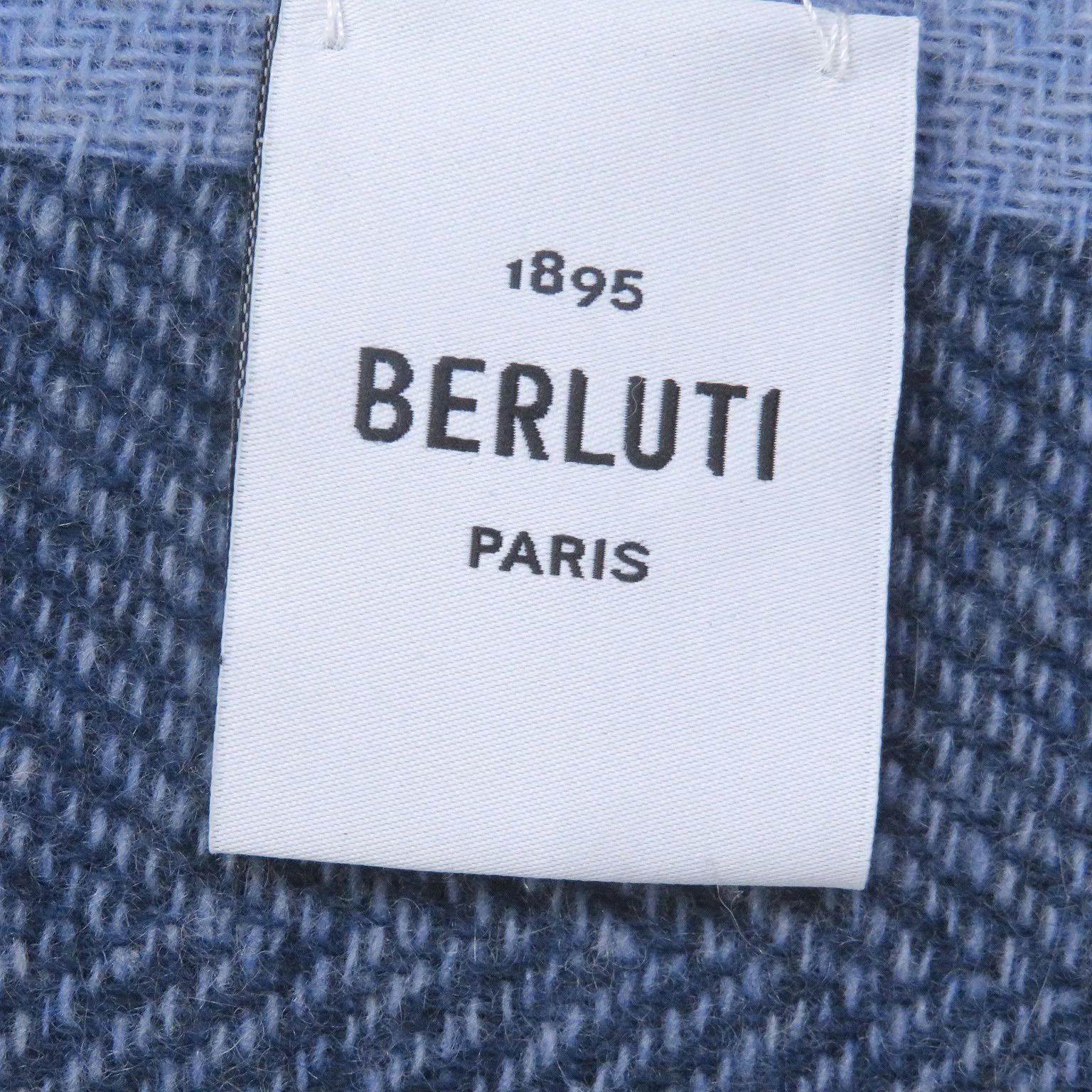 極美品□BERLUTI ベルルッティ カシミヤ ウール カリグラフィ