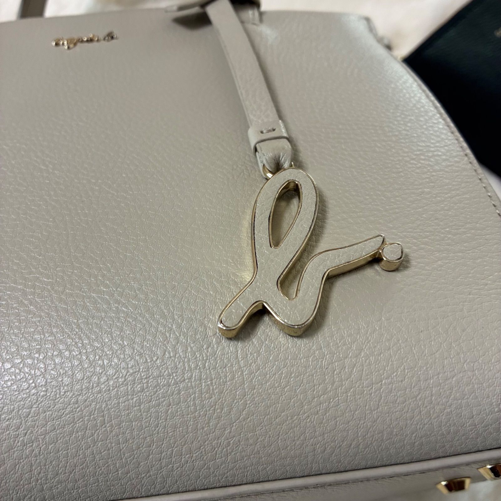 アニエスベー agnes.b sophie2way ミニトートバッグ グレージュ 