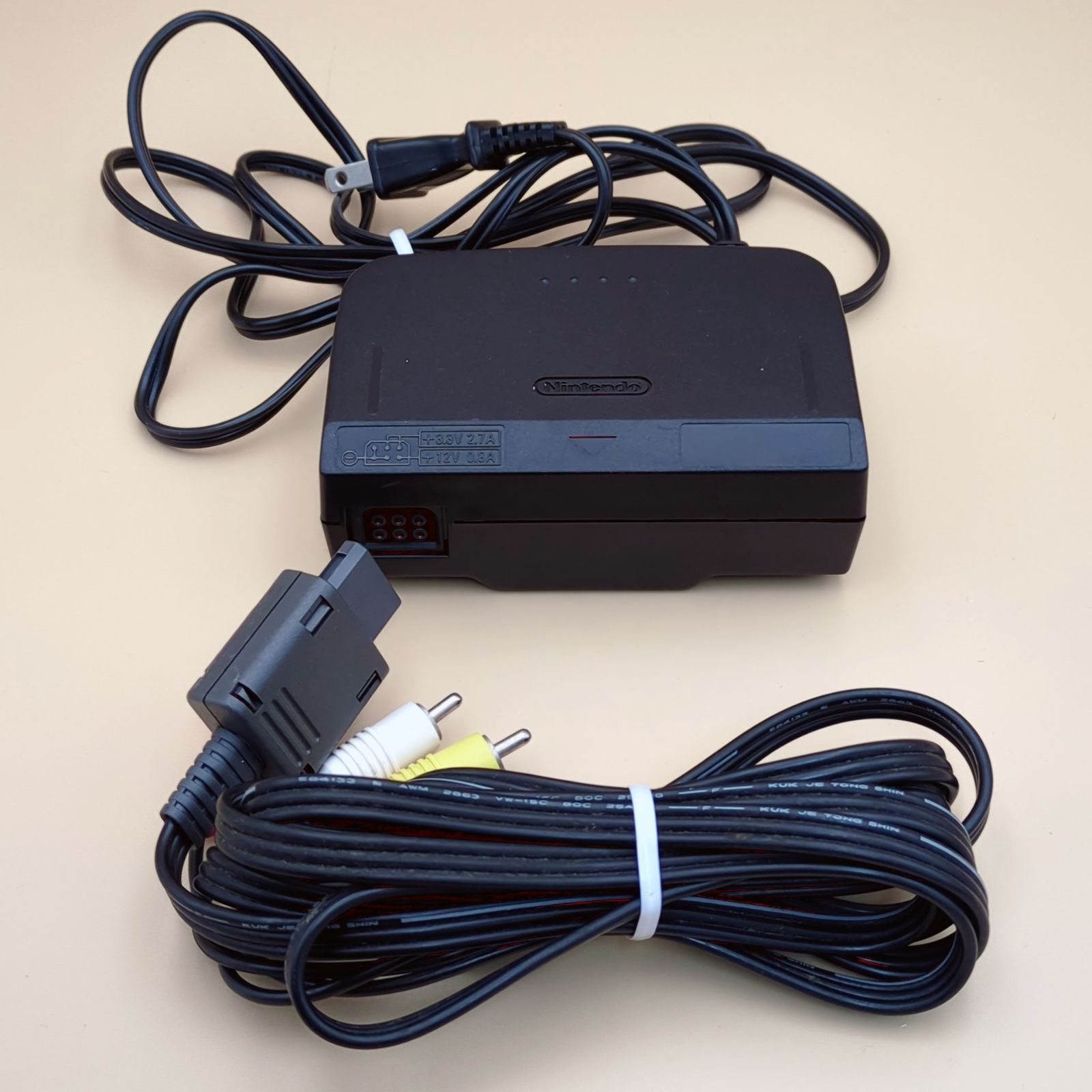 D31214】（中古品）NINTENDO64 本体セット コントローラー ACアダプタ 