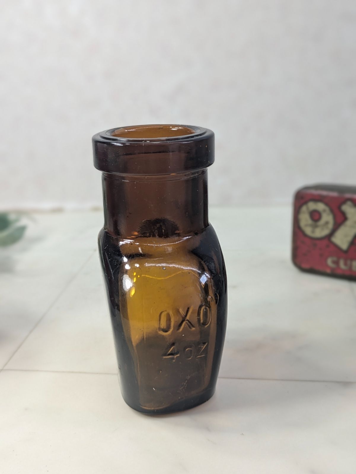 イギリス ヴィンテージ oxo 缶 ガラスボトル マグカップセット - メルカリ