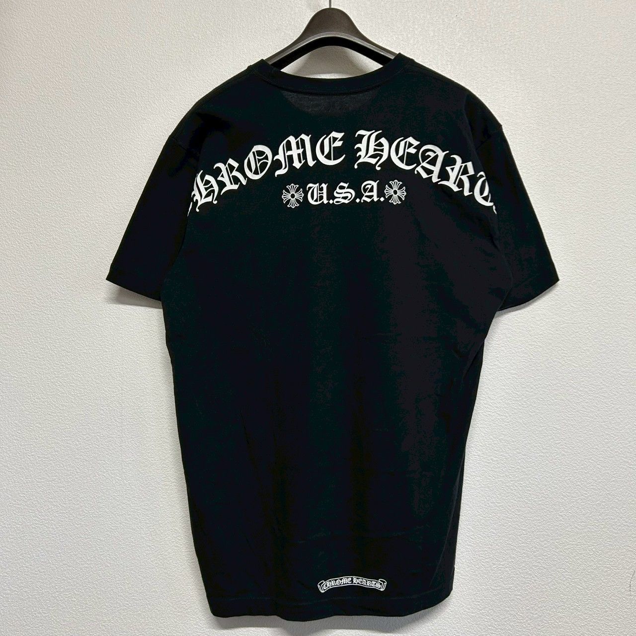 CHROME HEARTS クロムハーツ アーチロゴ USA 黒 ブラック 半袖 Tシャツ 