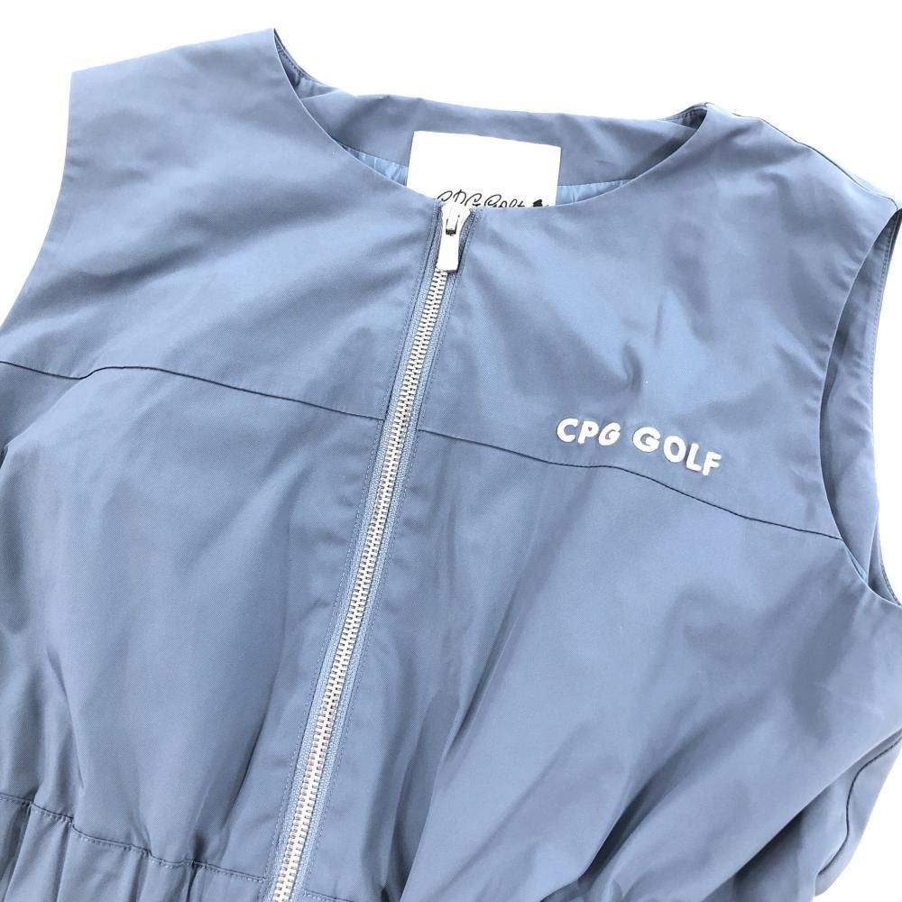 未使用品】CPG ノースリーブワンピース グレーネイビー系 チュニック