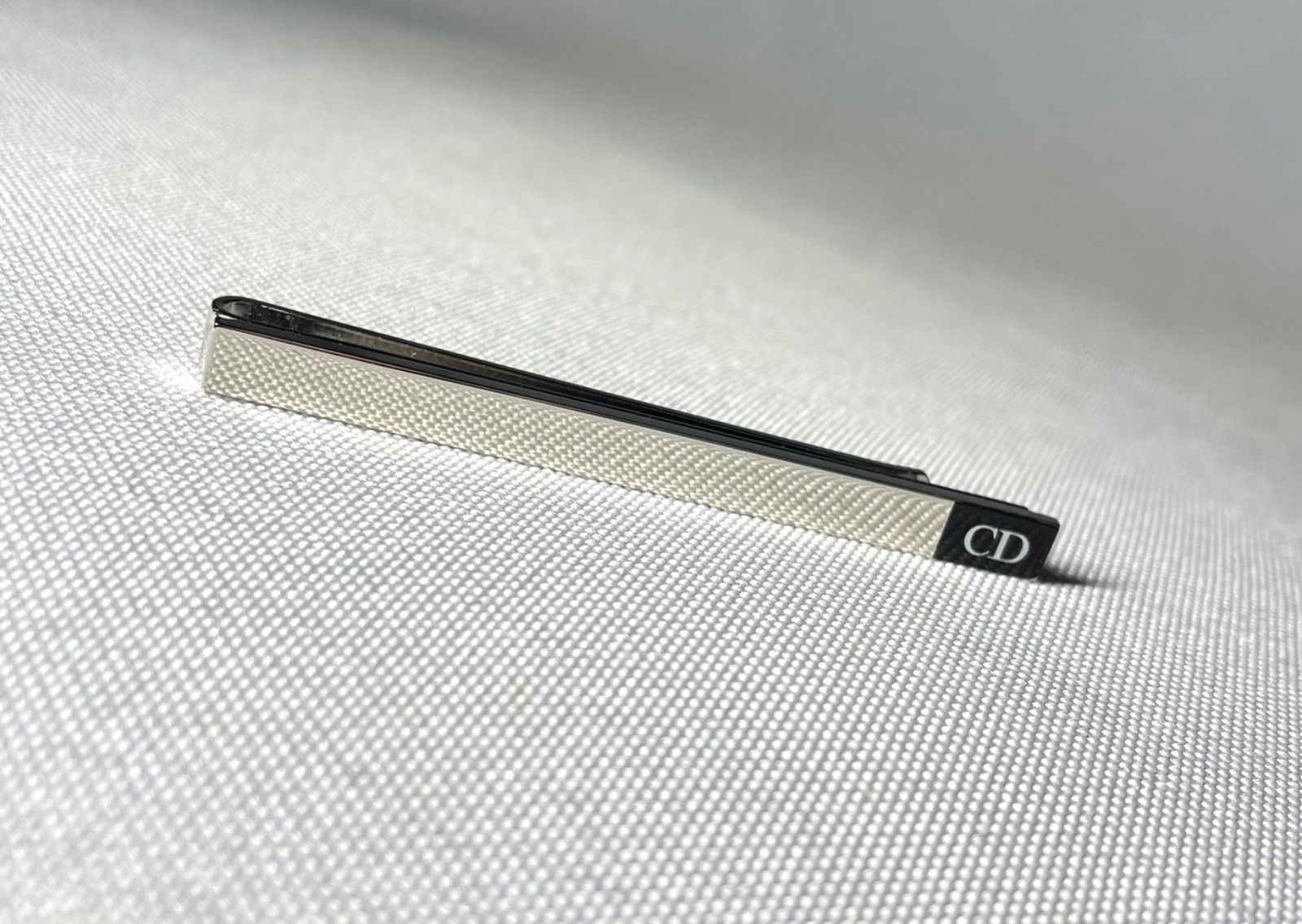 小物 美品 希少 Dior Homme ディオールオム CDロゴ ブラック&シルバー