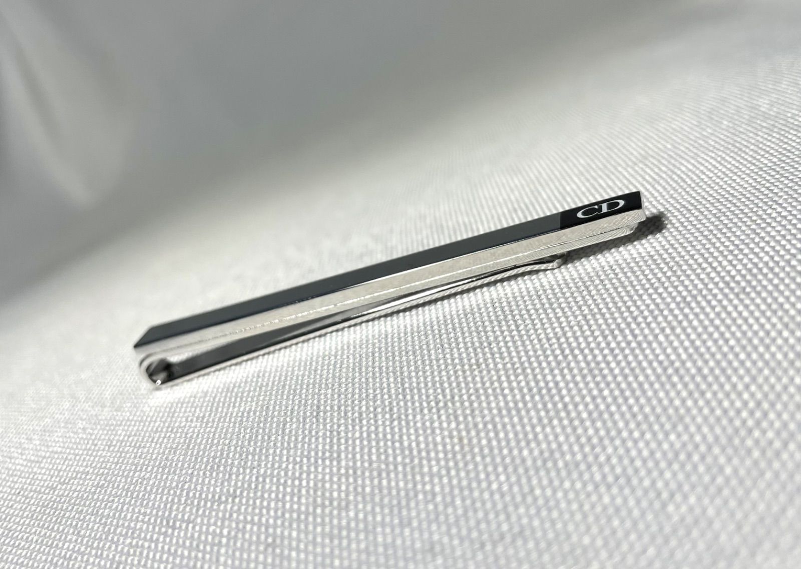美品 希少 Dior Homme ディオールオム CDロゴ ブラック&シルバー