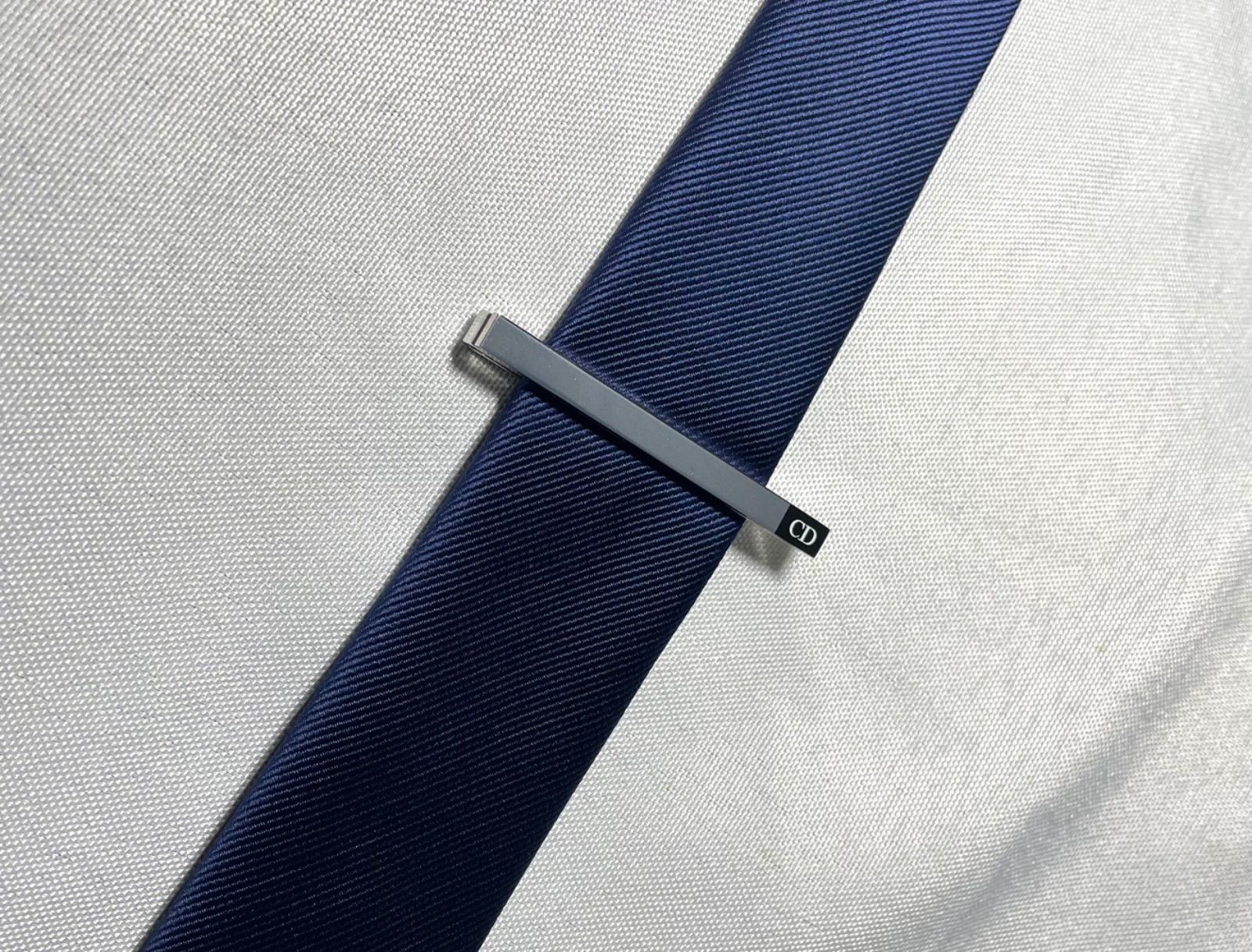 小物 美品 希少 Dior Homme ディオールオム CDロゴ ブラック&シルバー