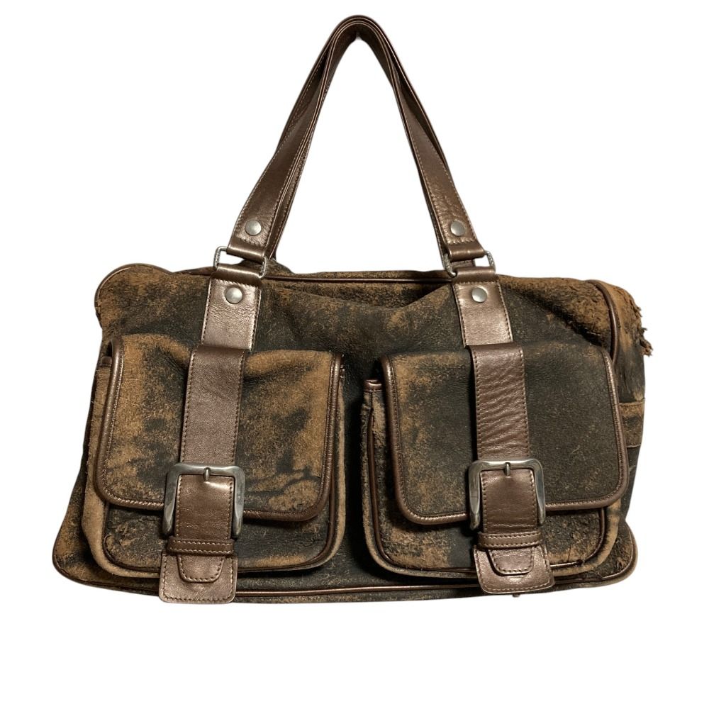 美品 JACQUES LE CORRE ジャックルコー ヴィンテージ加工 ボストン 