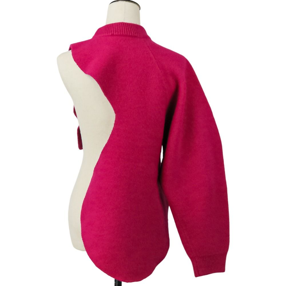 美品 24AW ENFOLD エンフォルド ウェーブ ニットパーツ トップス 300HA170-2290 サイズ38 ピンク レディース 古着 中古 USED 美品 24AW ENFOLD エンフォルド ウェーブ ニットパーツ トップス