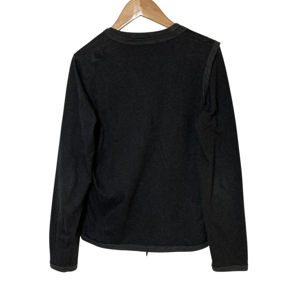 良品 tricot COMME des GARCONS トリココムデギャルソン AD2004 コットン レイヤード アンサンブル風 カットソー グレー レディース 古着 中古 USED 良品 tricot COMME des GARCONS トリココムデギャルソン AD2004