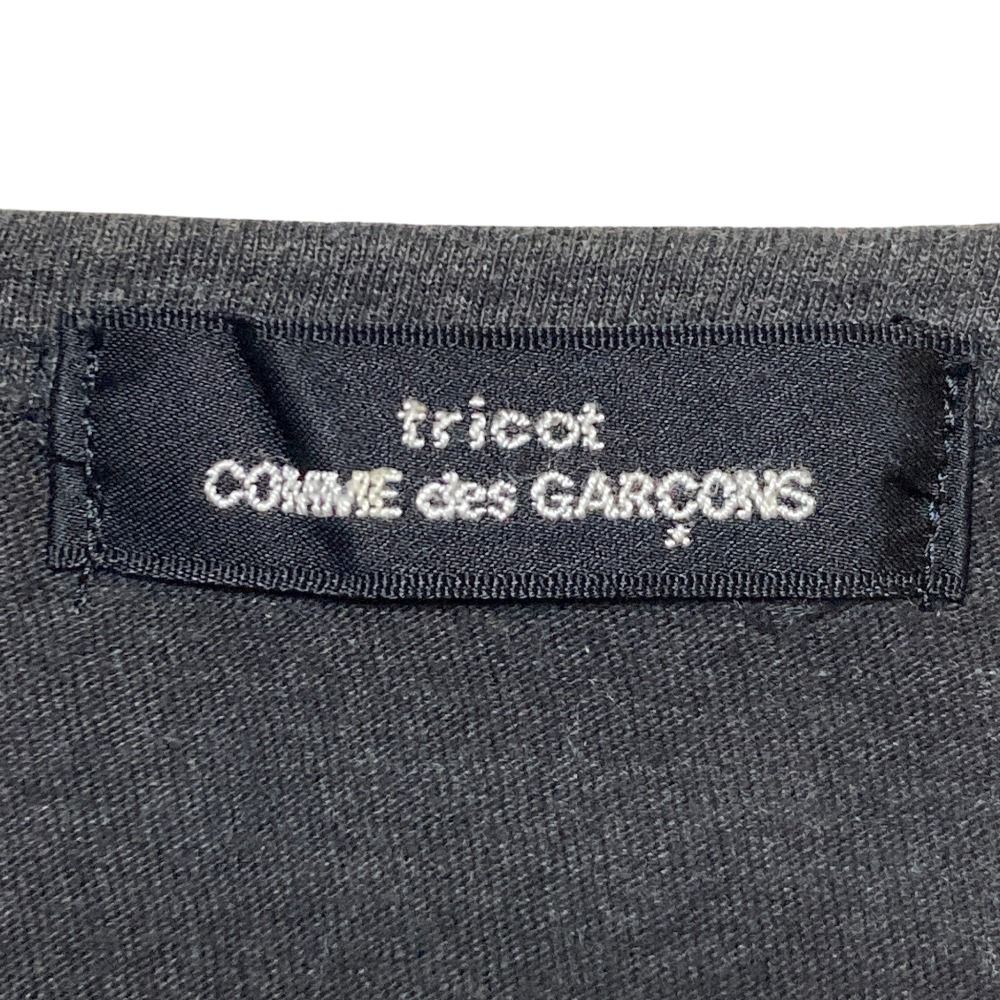良品 tricot COMME des GARCONS トリココムデギャルソン AD2004 コットン レイヤード アンサンブル風 カットソー グレー レディース 古着 中古 USED 良品 tricot COMME des GARCONS トリココムデギャルソン AD2004