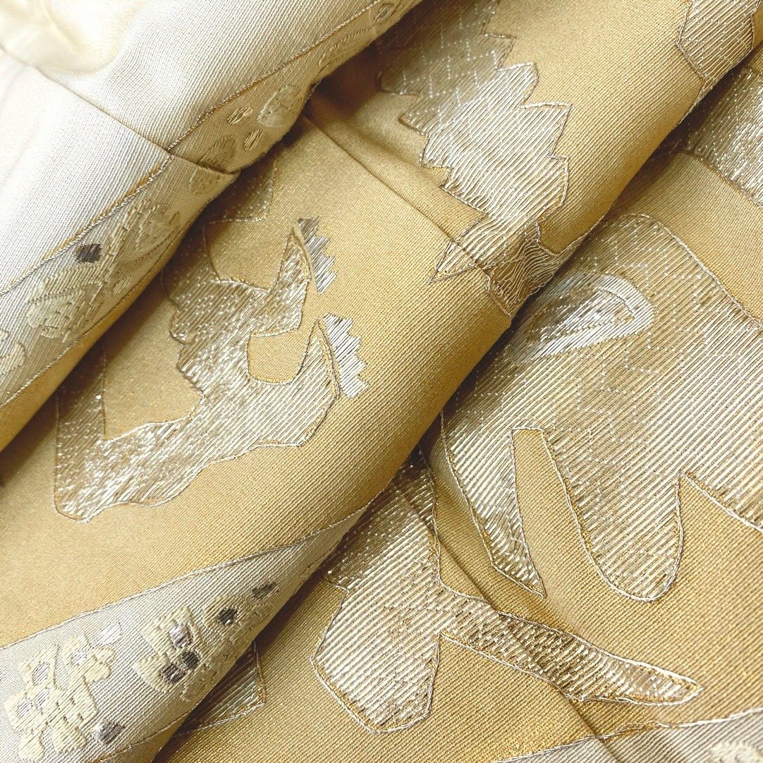 未使用品 逸品 豪華 総刺繍 正絹 色留袖 金駒刺繍 袋帯 正絹 長襦袢