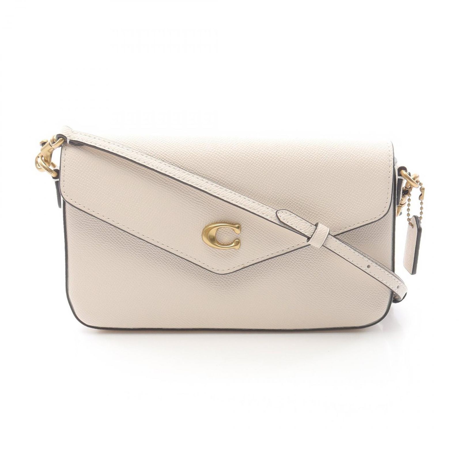 正規 品 通販 COACH ホワイトレザー ショルダーバッグ 【公式通販】