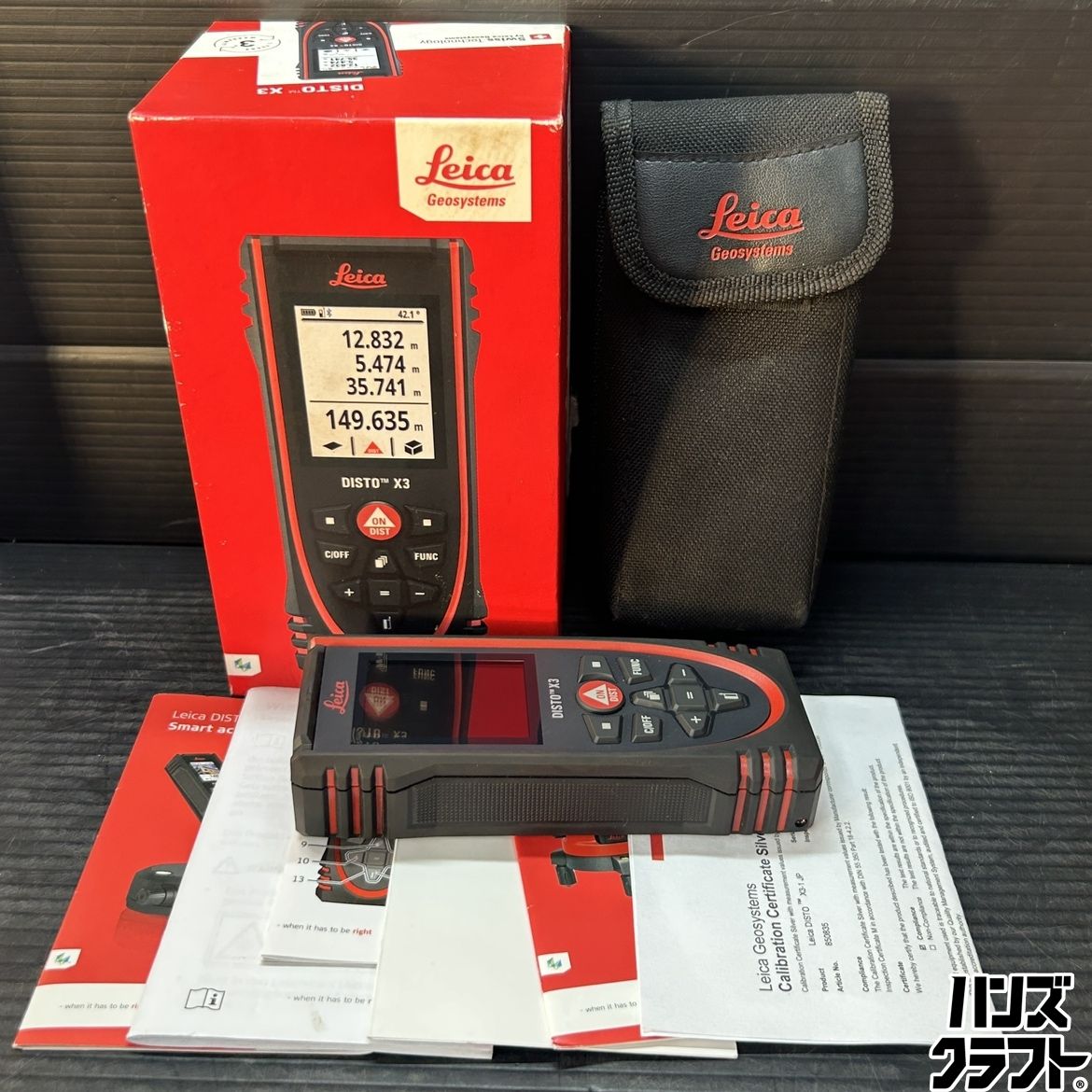 ▽【中古美品】Leica レーザー距離計 DISTO X3-1 ※精度不明 - メルカリ