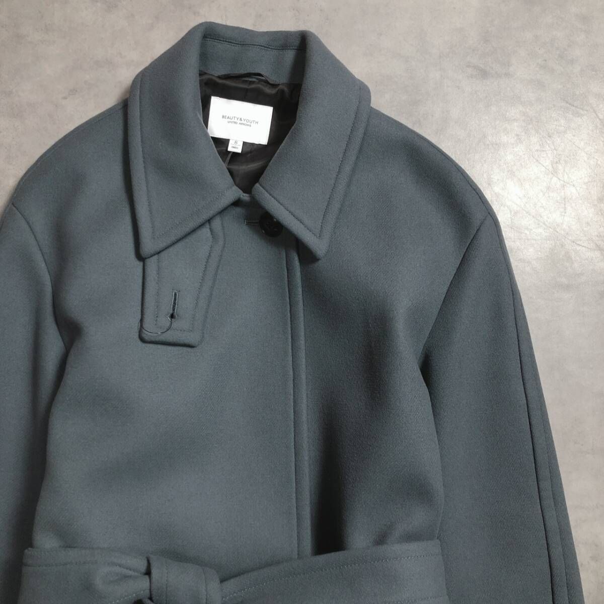 WQ1135○BEAUTY&YOUTH UNITED ARROWS：美品!! メルトンステンカラー 