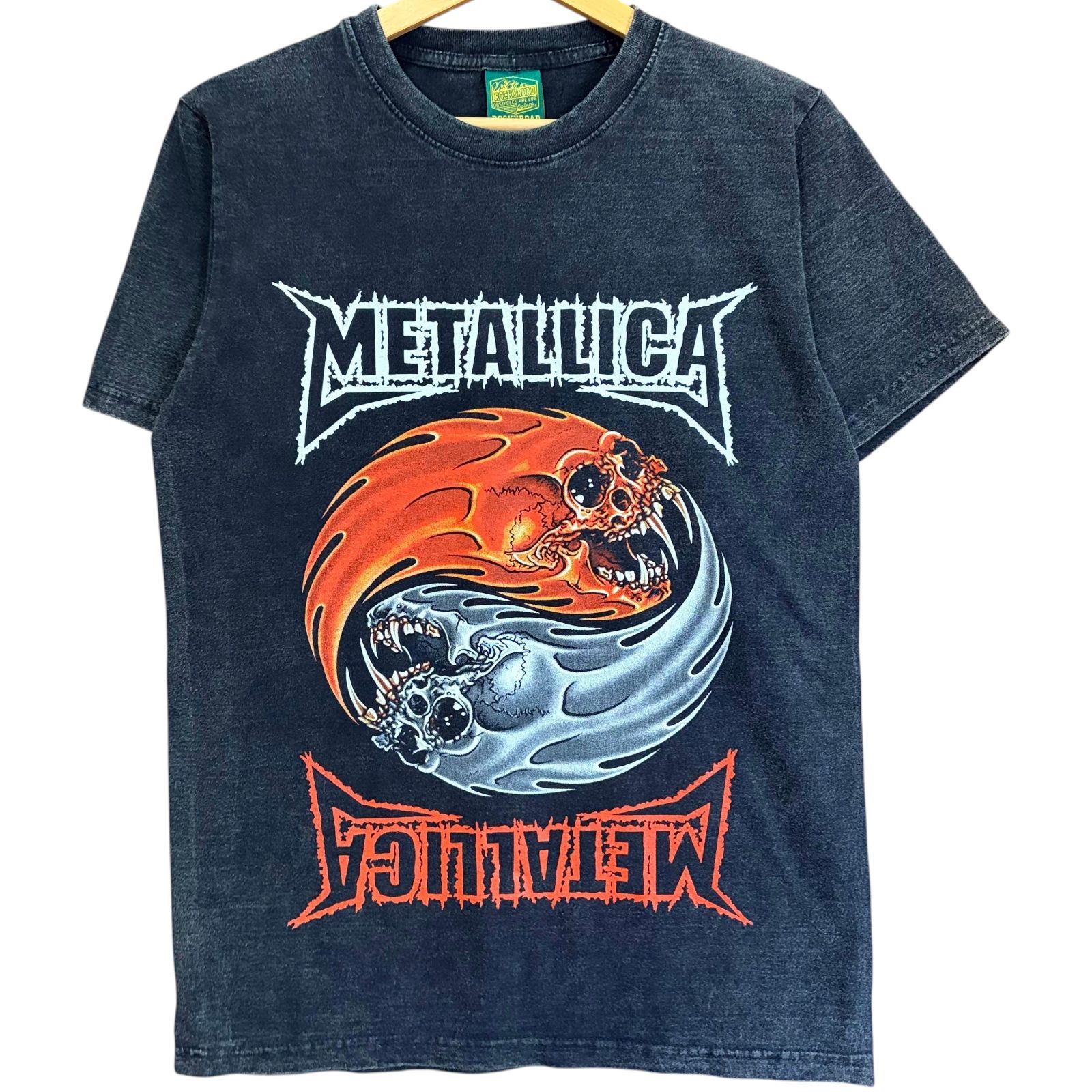 新品 METALLICA メタリカ バンドTシャツ XL スカル 陰陽 炎 ファイヤー 