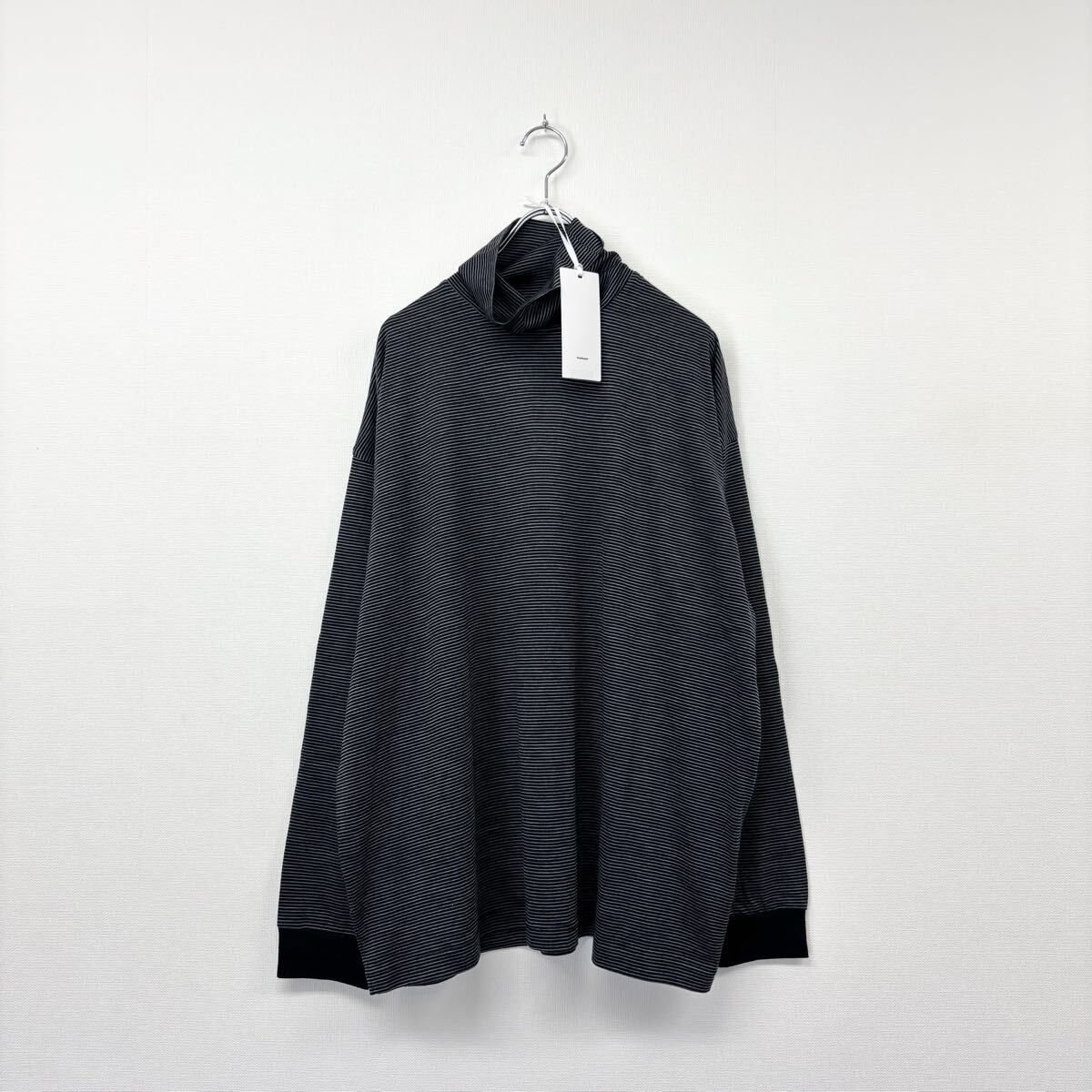 23aw 2023 美品 Graphpaper グラフペーパー Wool Border L/S Turtle 