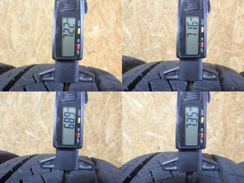 SW133】送料無料2022年製 約7部山PIRELLI ICE ZERO ASIMMETRICO195