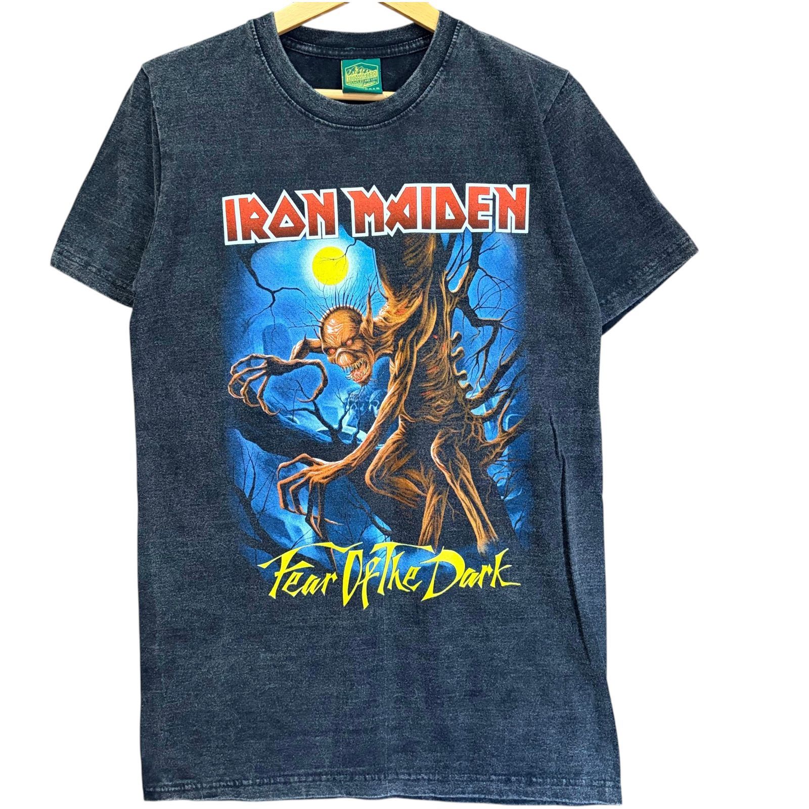 Maiden バンド アイアンメイデン tシャツ 青 Iron Maiden バンドT