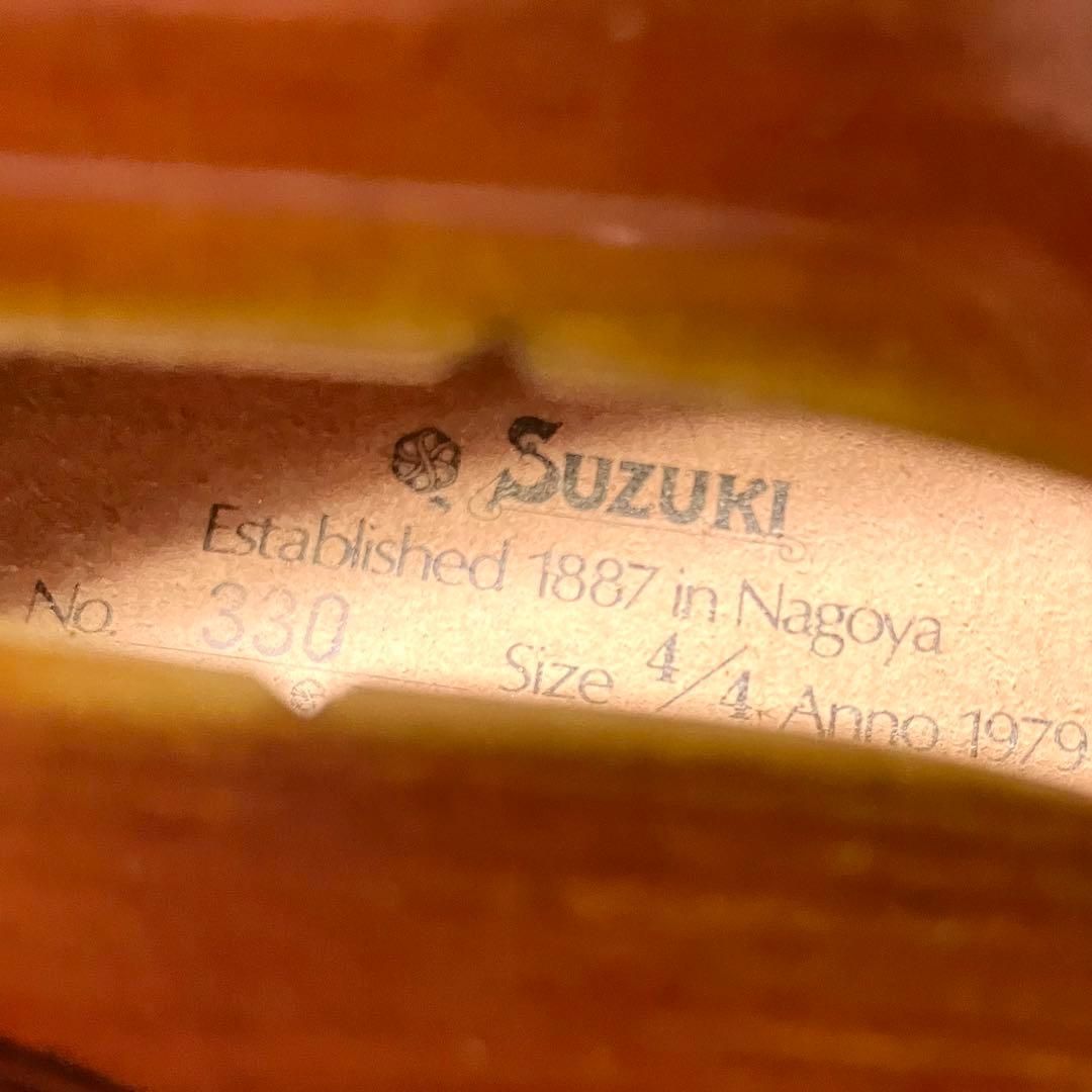 SUZUKI バイオリン No.330 4/4サイズ Anno 1979 Established 1887 in 