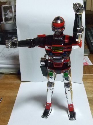 s1431【BANDAI 超合金】時空戦士スピルバン 超電子スピルバン 1986☆T