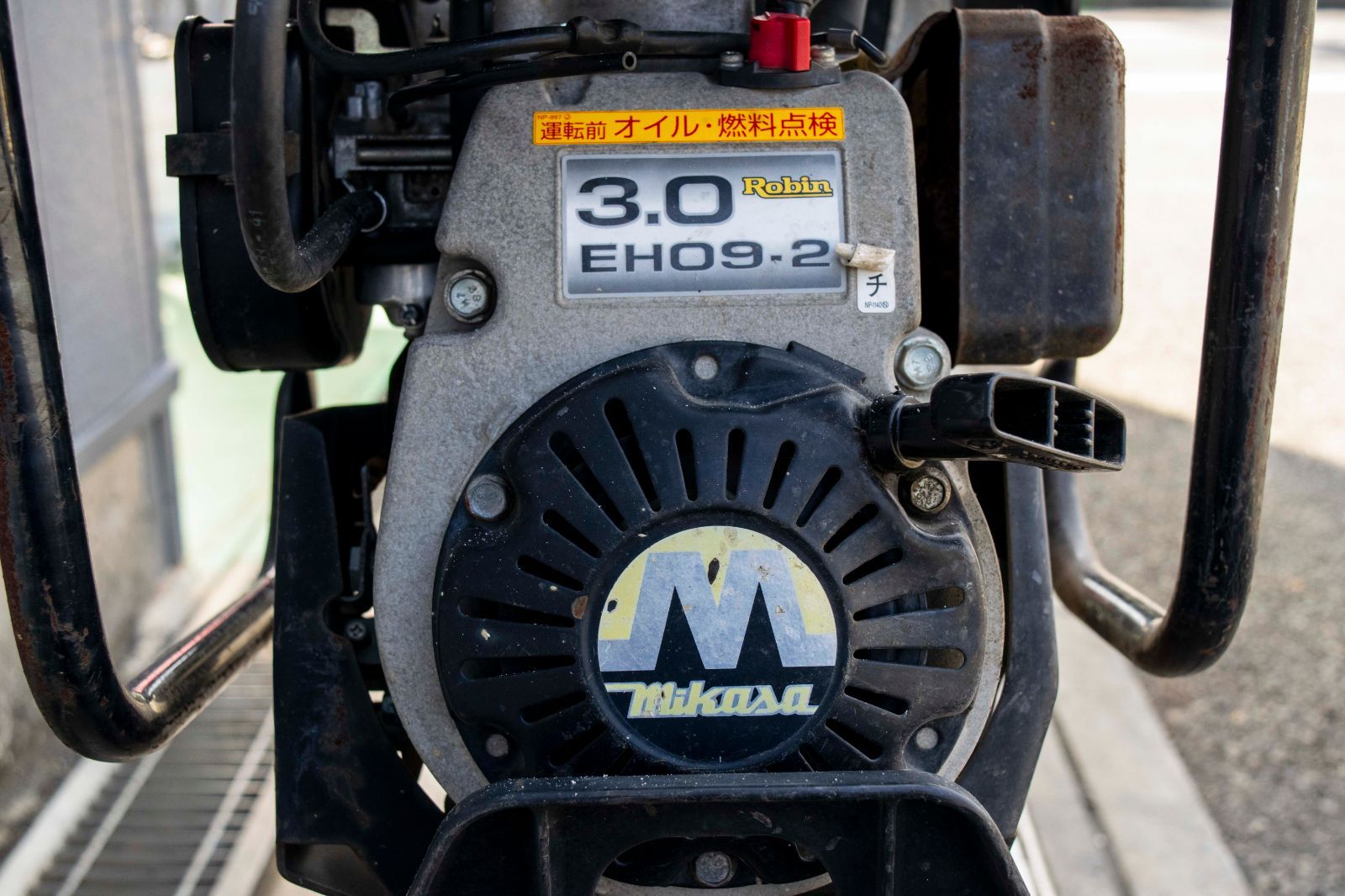 埼玉発 ミカサ タンピング ランマー MT-55L 138時間 2014年式 2.8馬力 