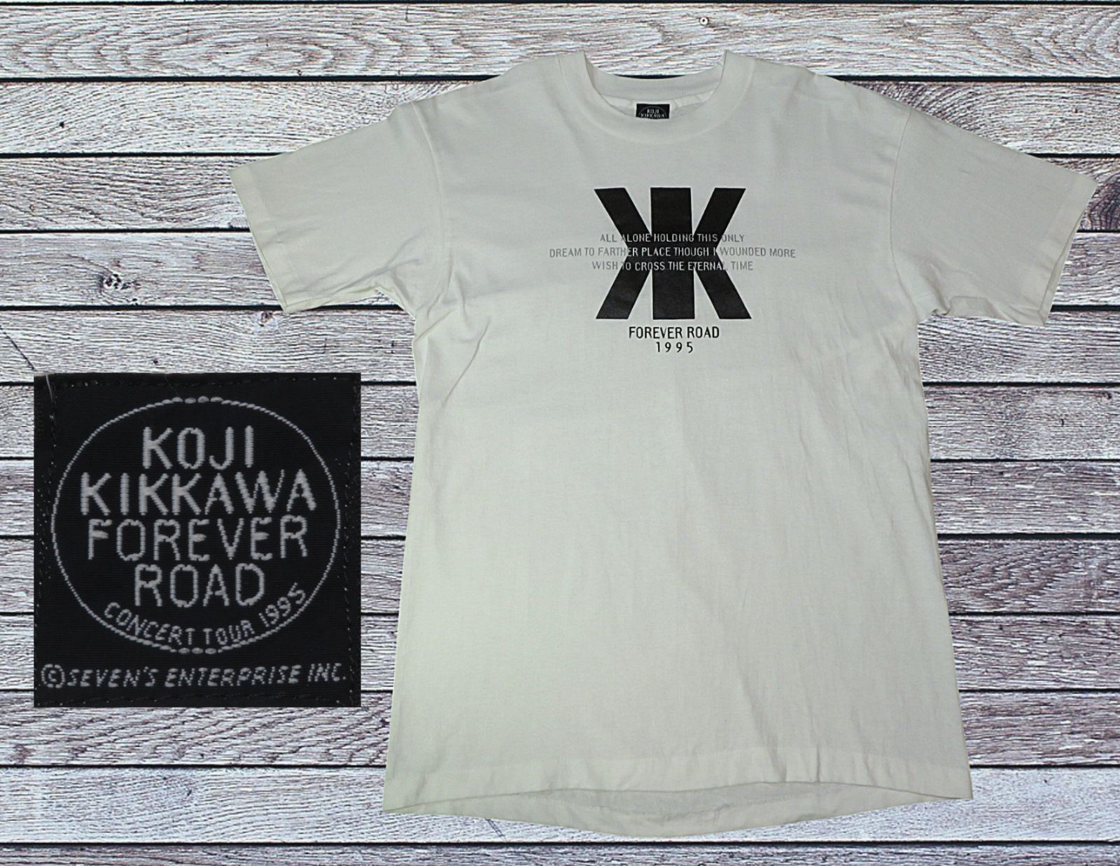 吉川晃司 FOREVER ROAD CONCERT TOUR 1995 Tシャツ ROAD 0 吉川晃司