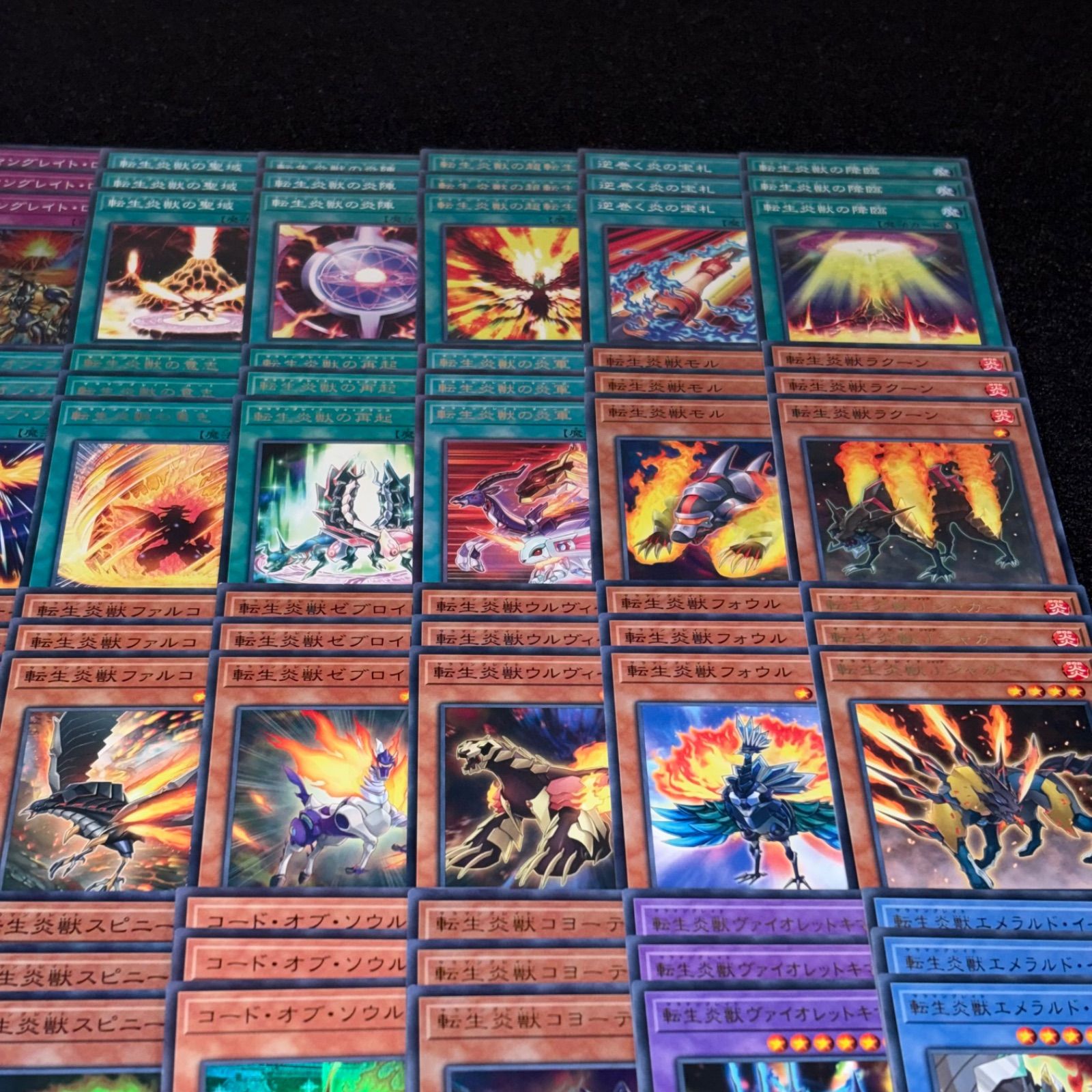 9325 転生炎獣 デッキ 本格構築済みデッキ 遊戯王 デッキパーツ 転生炎 