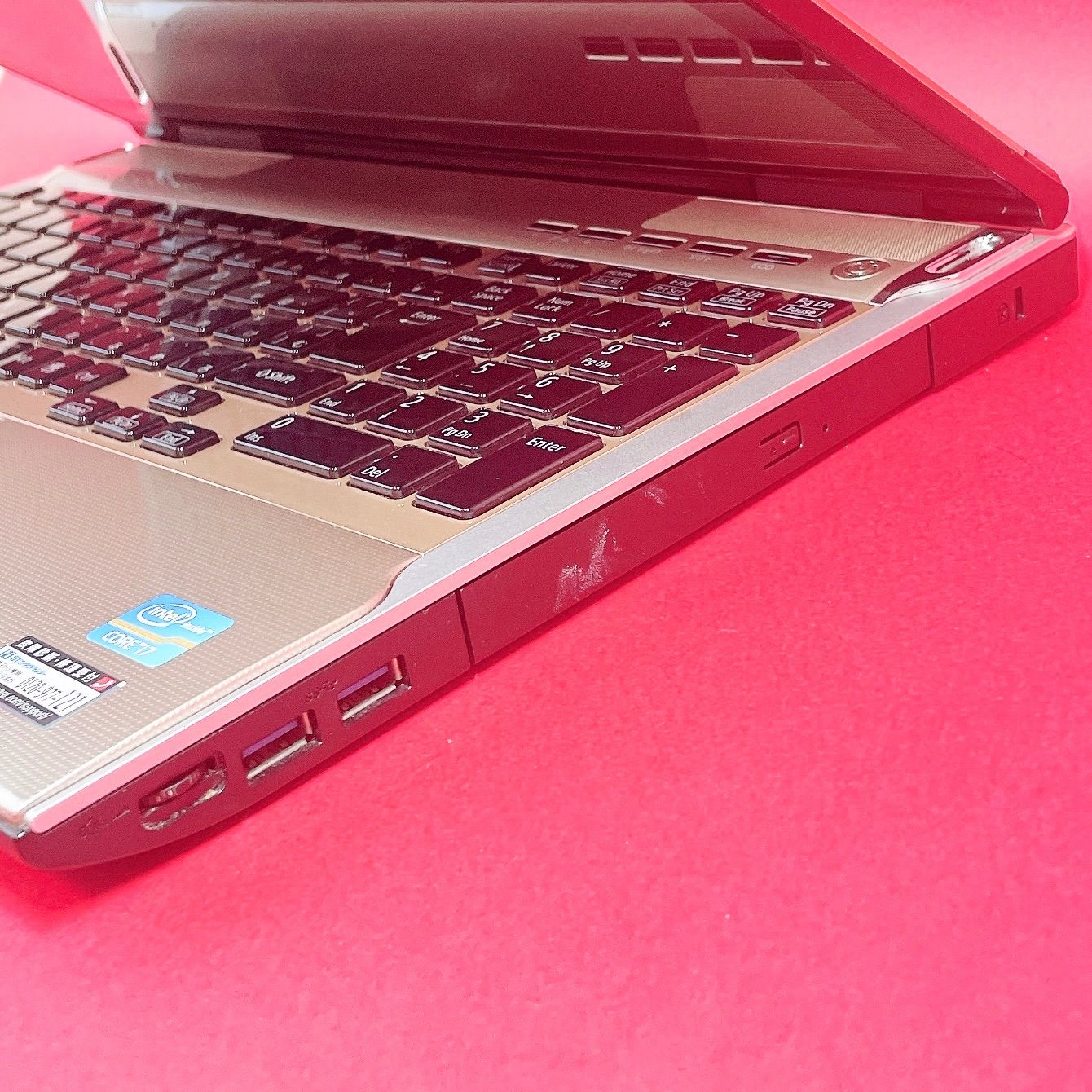 NEC Corei7 16GB✨️SSD256GB ゴールドノートPC - メルカリ