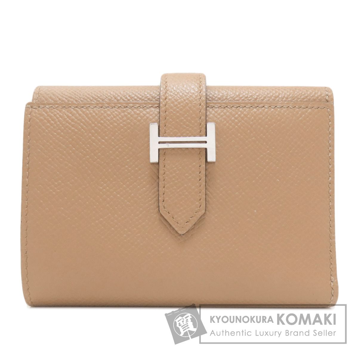 HERMES エルメス ベアン コンビネ ヴェルソ シルバー金具 二つ折り財布（小銭入れあり） エプソン レディース [中古] HERMES エルメス ベアン コンビネ ヴェルソ シルバー金具 二つ折り財布