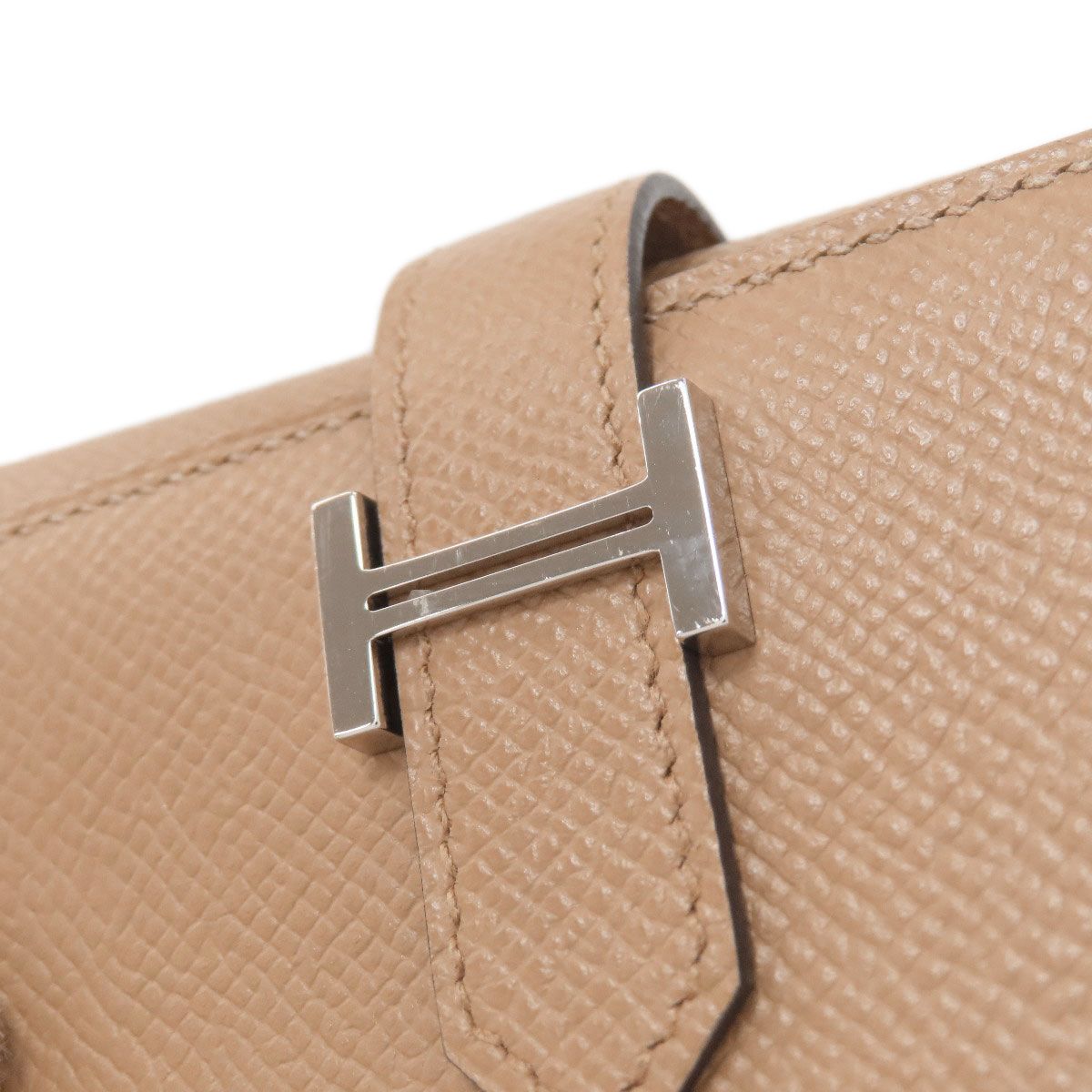 HERMES エルメス ベアン コンビネ ヴェルソ シルバー金具 二つ折り財布