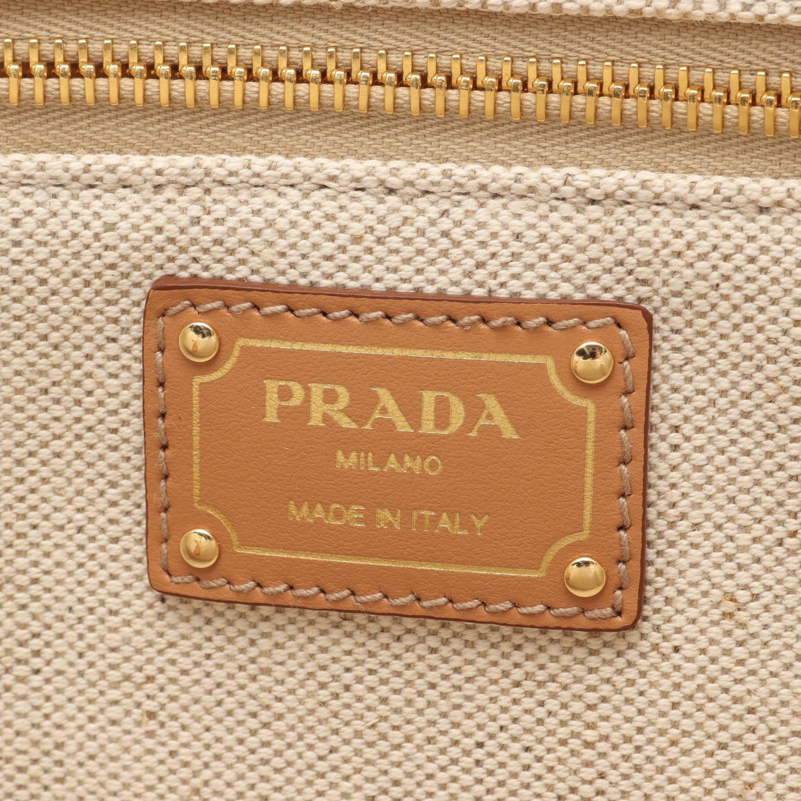 PRADA プラダ ジャルディニエール リネンブレンド トートバッグ - メルカリ
