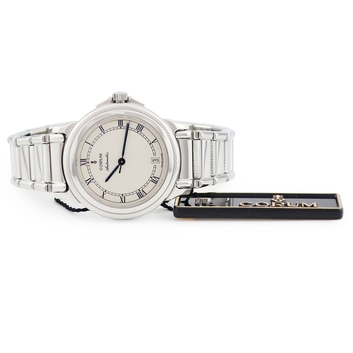  コルム 腕時計 89.211.20 鑑定済み ブランド ニット 自動巻き時計 腕時計(アナログ)