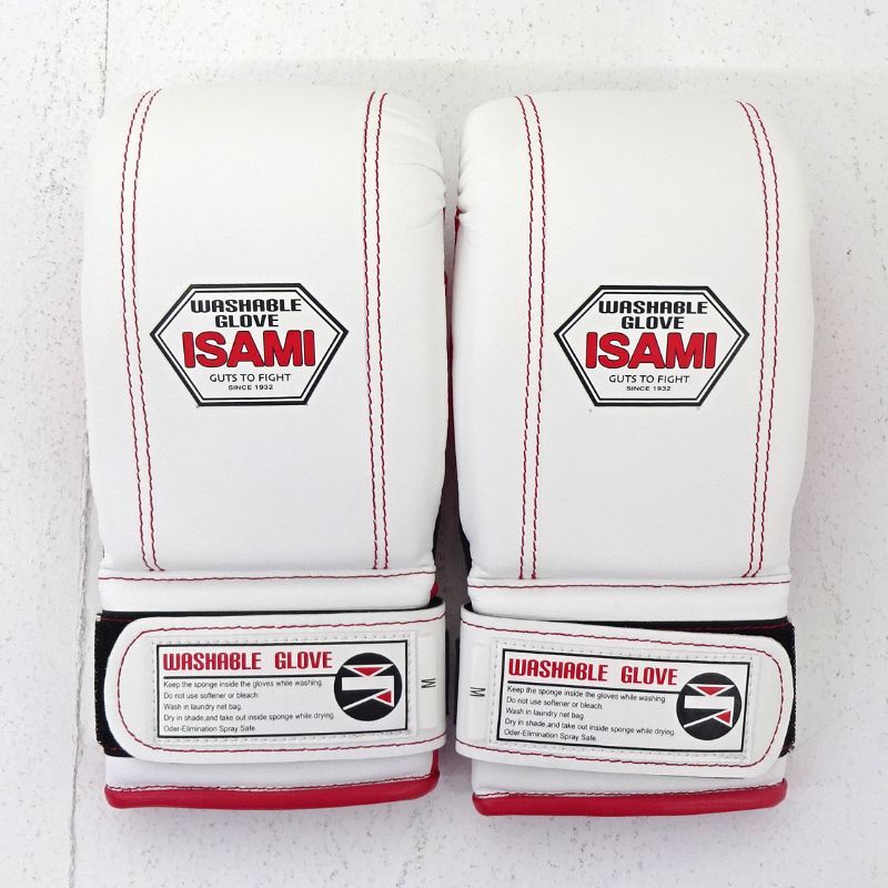 ISAMI BOXER ボクシンググローブ 10oz ホワイト BOXERボクシング