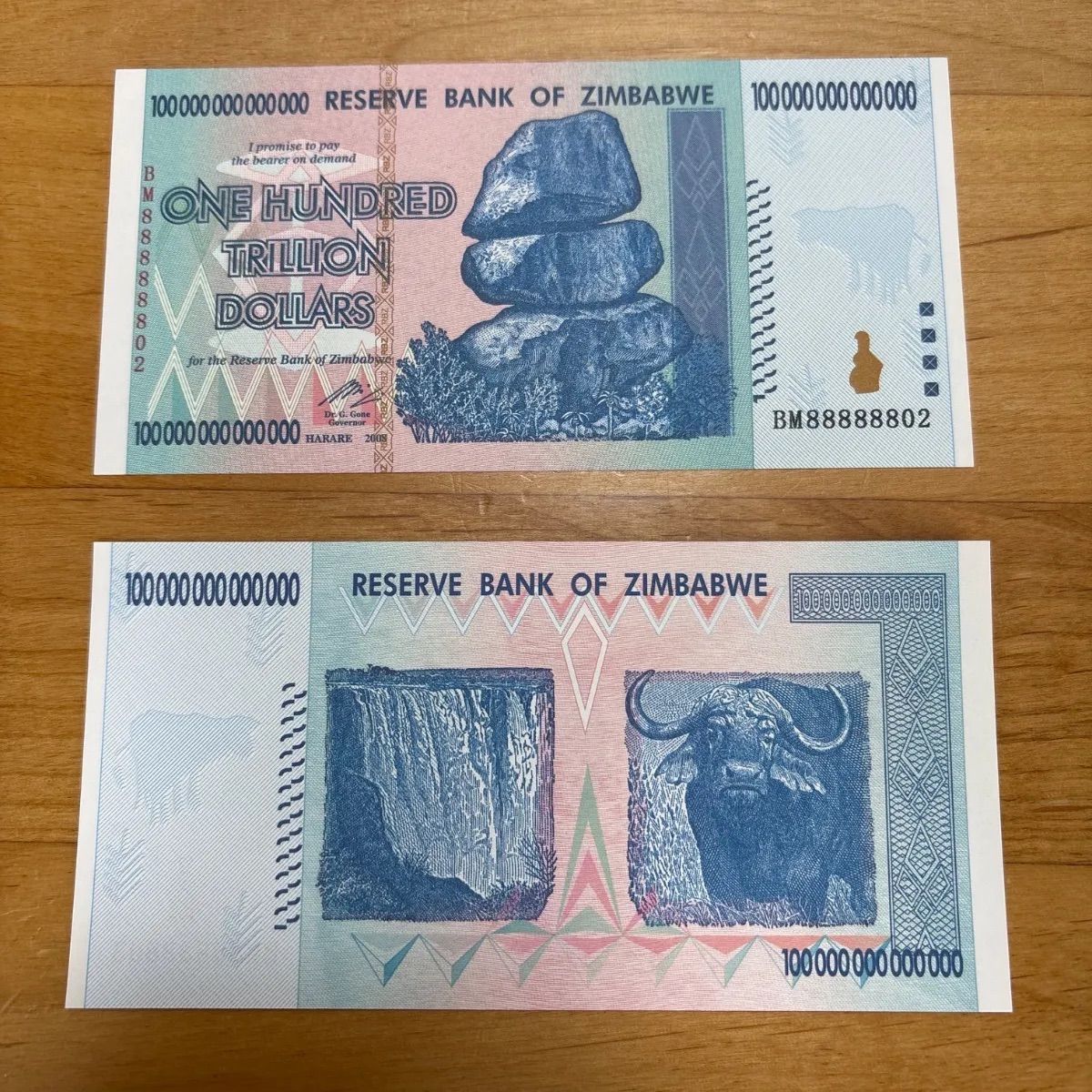 100枚】ジンバブエドル 100兆ドル 記念貨幣 新品 - メルカリ
