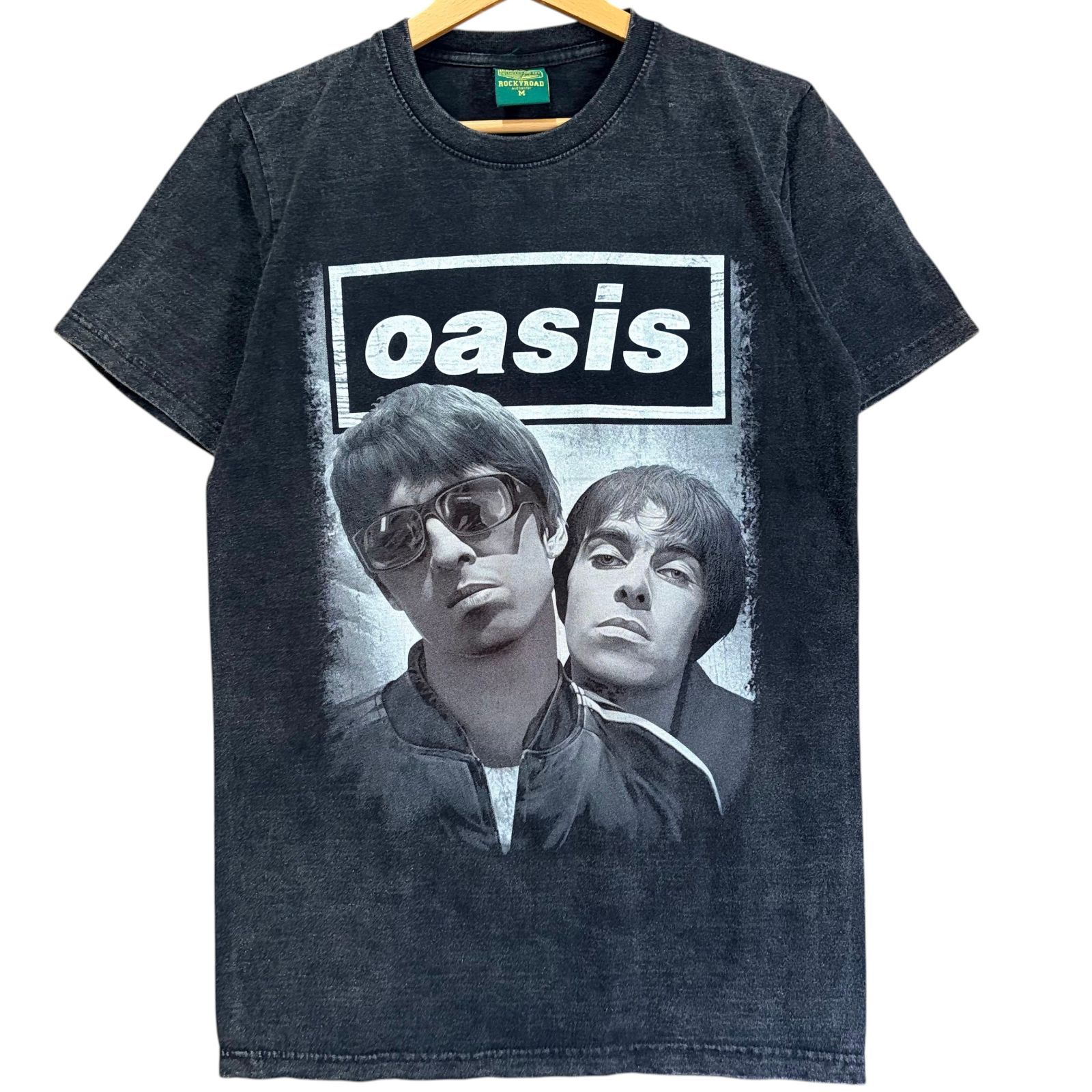 新品 オアシス Oasis Tシャツ M 墨黒 デフィニトリー・メイビー リアム