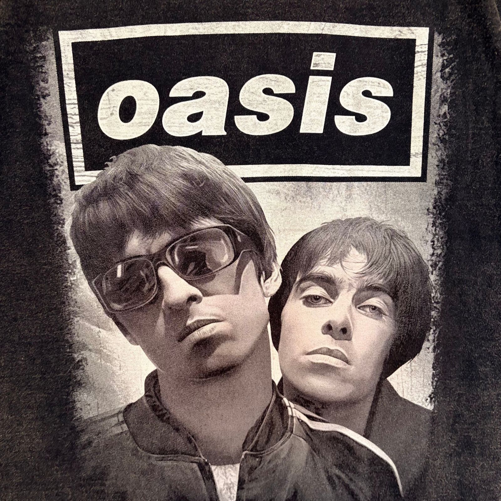 新品 オアシス Oasis Tシャツ M 墨黒 デフィニトリー・メイビー リアム