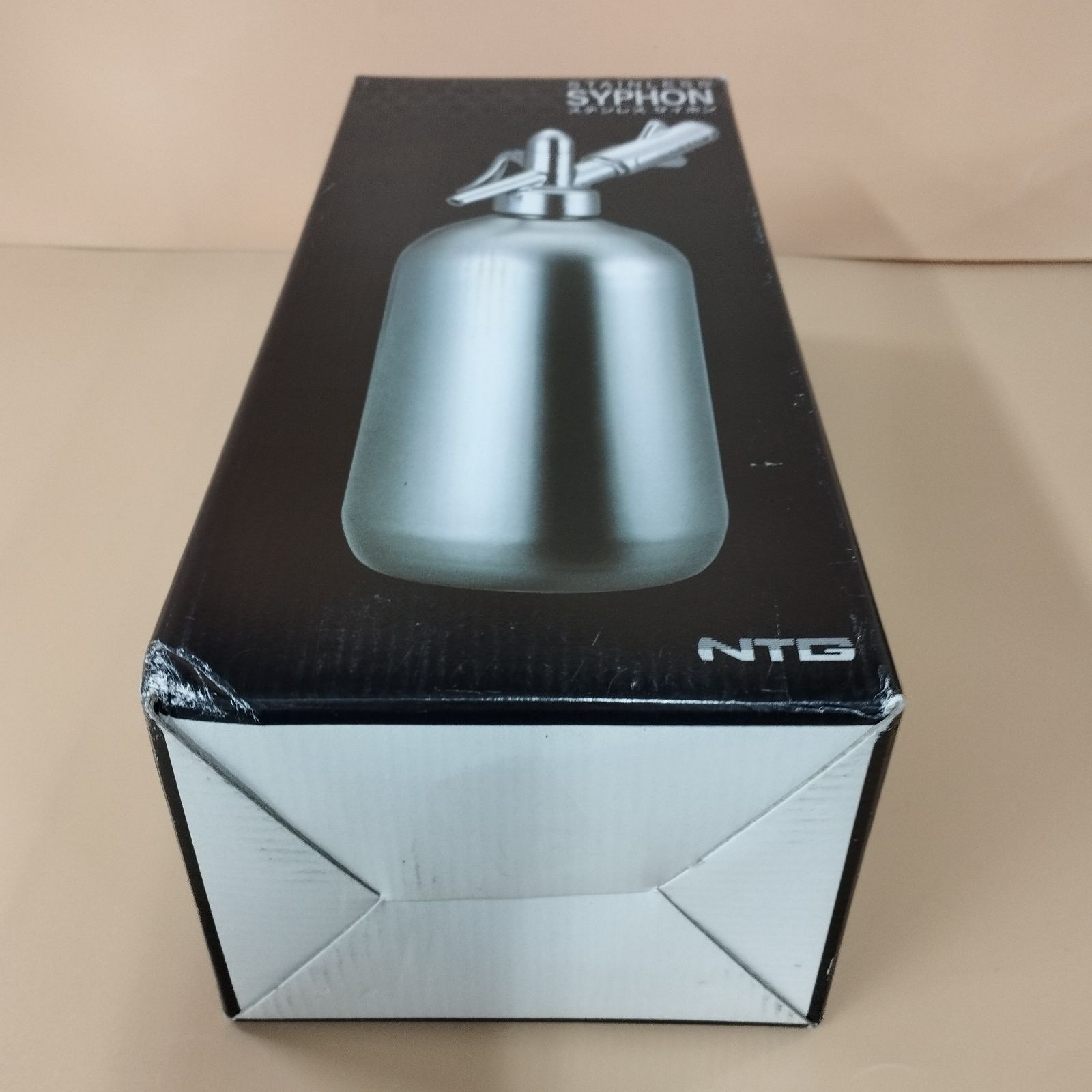 D38151】未使用 NTG ステンレスサイホン 炭酸メーカー ヘネシーロゴ