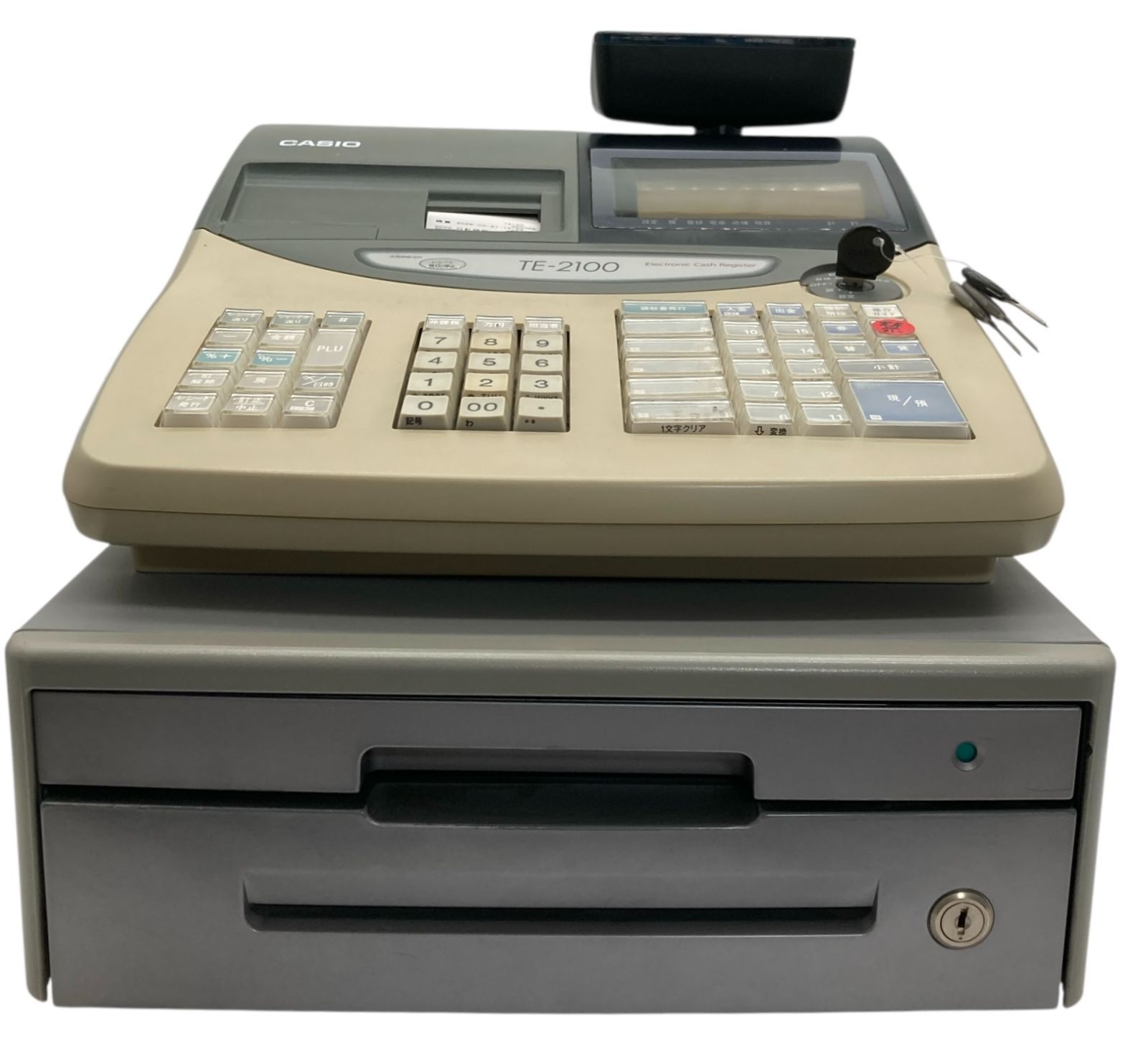 中古美品 動作確認済み CASIO カシオ カシオレジスター TE-2100 2