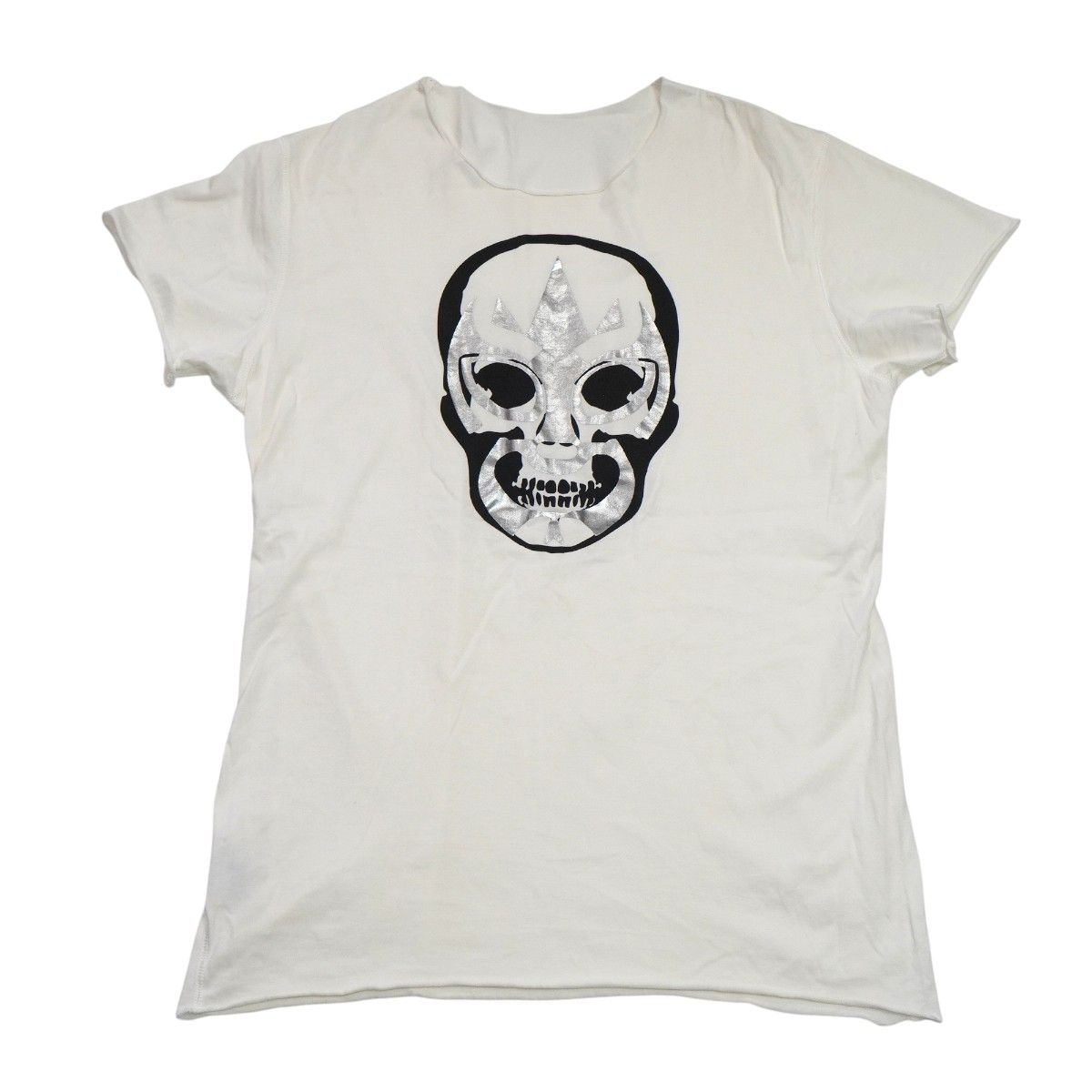 lucien pellat-finet ルシアンペラフィネ スカル コットン Tシャツ L 